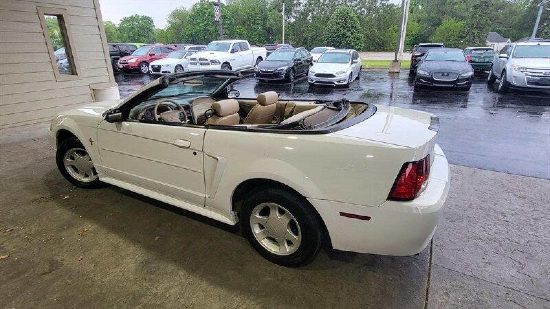 2001 Oxford White Clearcoat Ford Mustang V6 Premium (1FAFP44481F) with an 3L NA V6 overhead valves (OHV) 12V engine, Automatic transmission, located at 25355 Eames Street, Channahon, IL, 60410, (815) 467-1807, 41.429108, -88.228432 - Photo#8