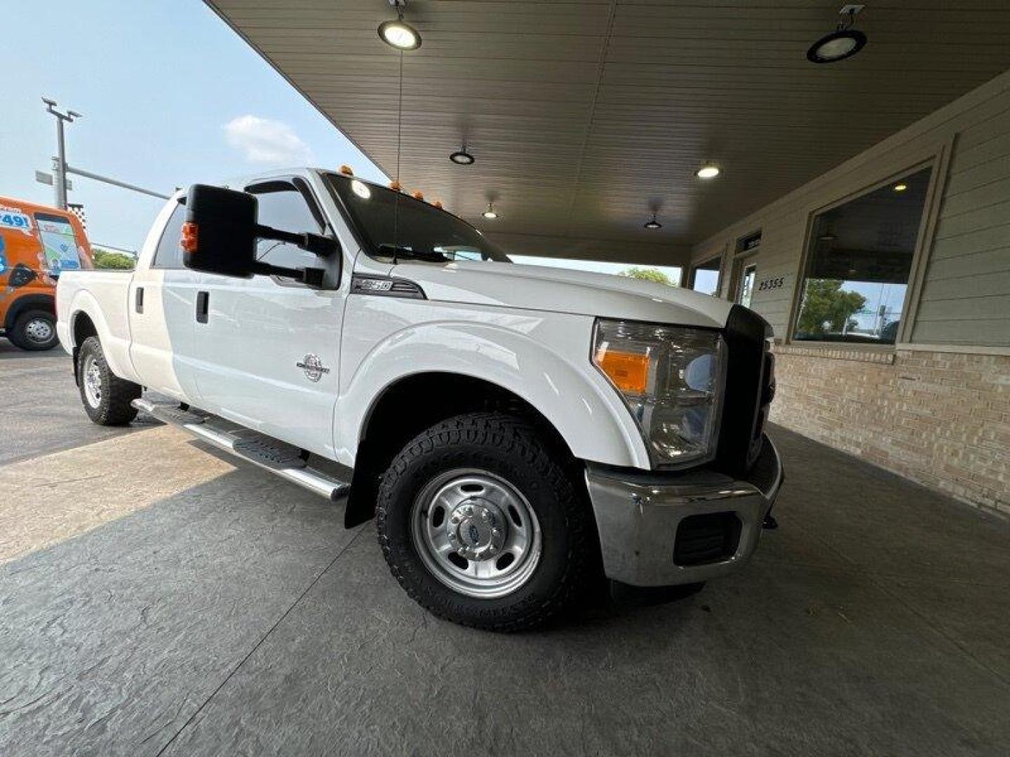 2015 Oxford White Ford F-350 XL (1FT8W3AT1FE) with an Power Stroke 6.7L Biodiesel Turbo V8 440hp 860ft. engine, Automatic transmission, located at 25355 Eames Street, Channahon, IL, 60410, (815) 467-1807, 41.429108, -88.228432 - Looking for a heavy-duty workhorse that can handle anything you throw at it? Look no further than the 2015 Ford F-350 Super Duty XL. With a Power Stroke 6.7L Biodiesel Turbo V8 engine that delivers 440 horsepower and 860 ft. of torque, this truck is built to handle even the toughest jobs. But power - Photo#0