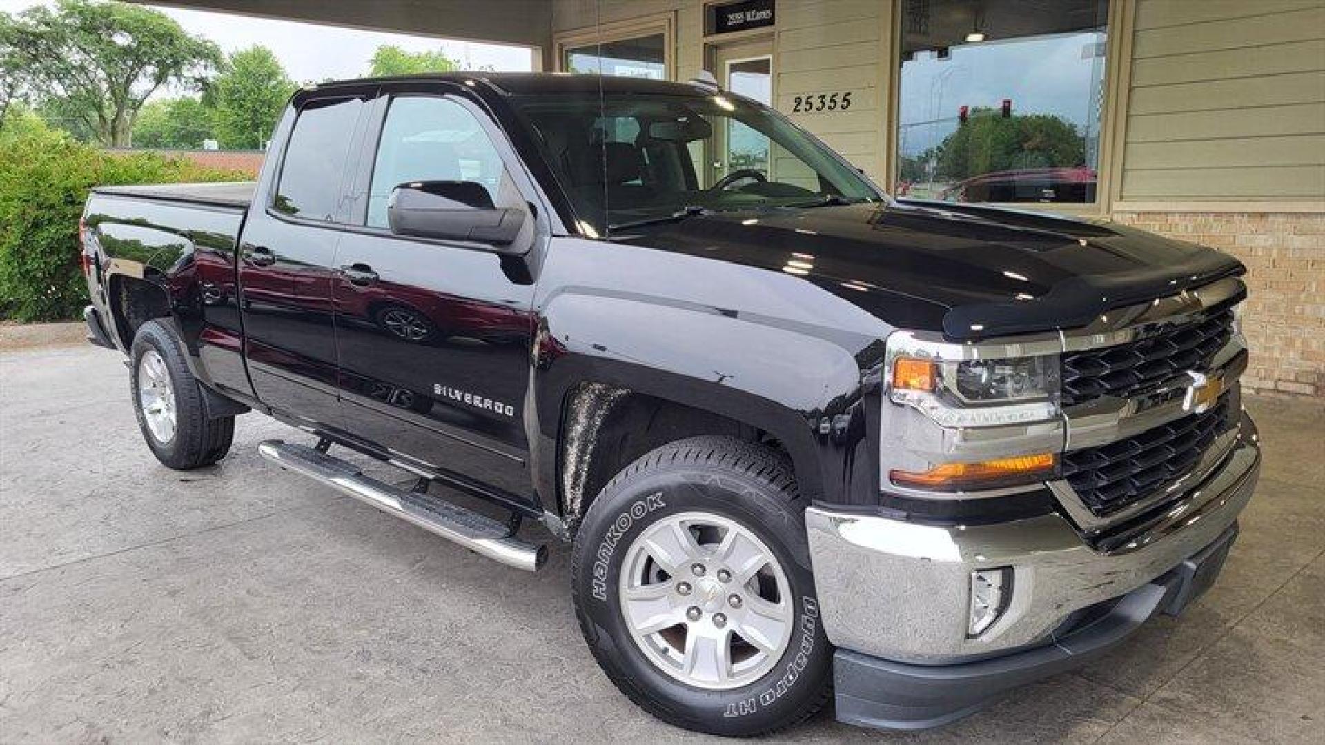 2018 Black Chevrolet Silverado 1500 LT LT1 (1GCRCREHXJZ) with an EcoTec3 4.3L Flex Fuel V6 285hp 305ft. lbs. engine, Automatic transmission, located at 25355 Eames Street, Channahon, IL, 60410, (815) 467-1807, 41.429108, -88.228432 - Introducing the 2018 Chevrolet Silverado 1500 LT - the perfect combination of power, performance, and style. Equipped with a robust EcoTec3 4.3L Flex Fuel V6 engine, this vehicle generates an impressive 285 horsepower and 305 ft-lbs of torque, making it one of the most capable trucks in its class. - Photo#0