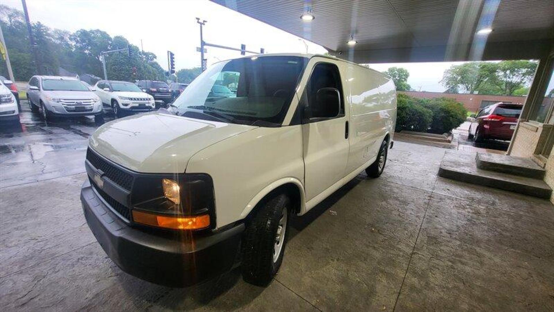 2011 Summit White Chevrolet Express Work Van Cargo (1GCSGAFX2B1) with an Vortec 4.3L V6 195hp 260ft. lbs. engine, Automatic transmission, located at 25355 Eames Street, Channahon, IL, 60410, (815) 467-1807, 41.429108, -88.228432 - Introducing the 2011 Chevrolet Express 1500, a reliable and spacious van that is perfect for both personal and commercial use. Powered by a Vortec 4.3L V6 engine that delivers 195 horsepower and 260ft. lbs. of torque, this van offers a smooth and efficient ride. The exterior of this van is finishe - Photo#12