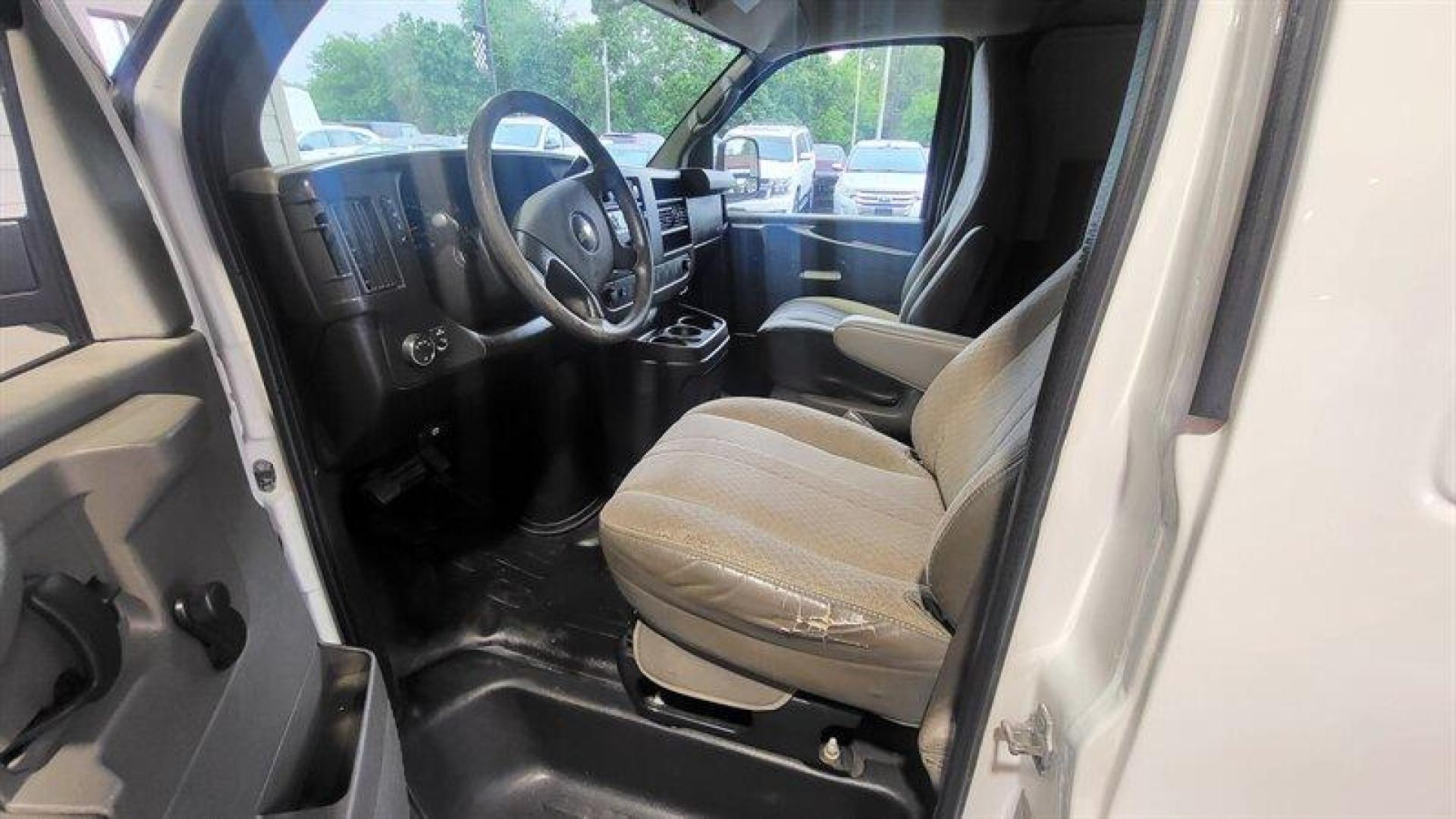 2011 Summit White Chevrolet Express Work Van Cargo (1GCSGAFX2B1) with an Vortec 4.3L V6 195hp 260ft. lbs. engine, Automatic transmission, located at 25355 Eames Street, Channahon, IL, 60410, (815) 467-1807, 41.429108, -88.228432 - Introducing the 2011 Chevrolet Express 1500, a reliable and spacious van that is perfect for both personal and commercial use. Powered by a Vortec 4.3L V6 engine that delivers 195 horsepower and 260ft. lbs. of torque, this van offers a smooth and efficient ride. The exterior of this van is finishe - Photo#15