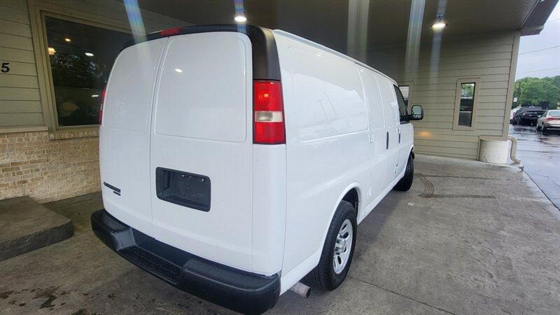 2011 Summit White Chevrolet Express Work Van Cargo (1GCSGAFX2B1) with an Vortec 4.3L V6 195hp 260ft. lbs. engine, Automatic transmission, located at 25355 Eames Street, Channahon, IL, 60410, (815) 467-1807, 41.429108, -88.228432 - Introducing the 2011 Chevrolet Express 1500, a reliable and spacious van that is perfect for both personal and commercial use. Powered by a Vortec 4.3L V6 engine that delivers 195 horsepower and 260ft. lbs. of torque, this van offers a smooth and efficient ride. The exterior of this van is finishe - Photo#5