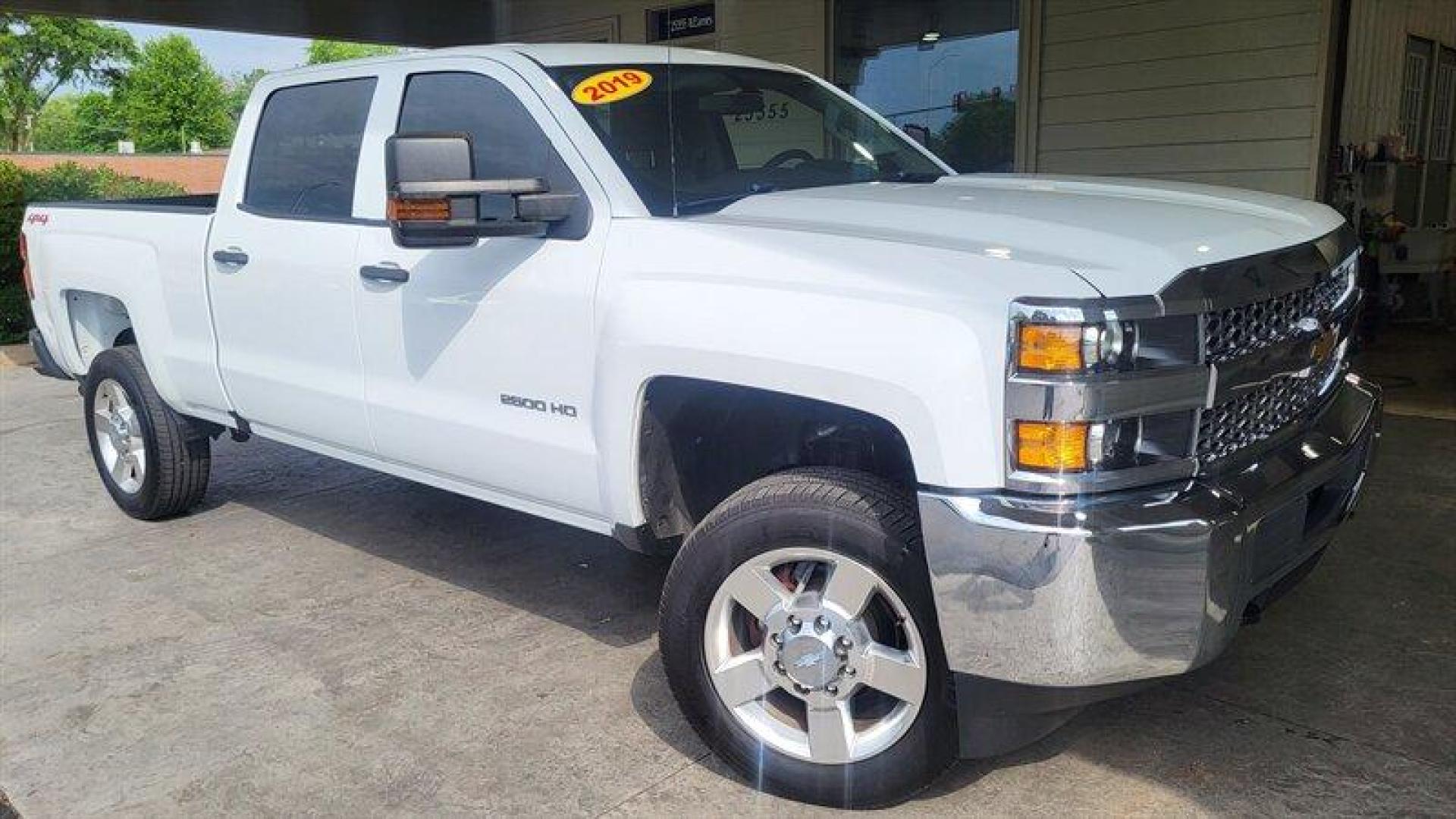 2019 Summit White Chevrolet Silverado 2500 Work Truck (1GC1KREG4KF) with an Vortec 6.0L Flex Fuel V8 360hp 380ft. lbs. engine, Automatic transmission, located at 25355 Eames Street, Channahon, IL, 60410, (815) 467-1807, 41.429108, -88.228432 - Introducing the 2019 Chevrolet Silverado 2500 Work Truck, the ultimate workhorse that's ready to tackle any job with ease! Powered by a Vortec 6.0L Flex Fuel V8 engine that packs a whopping 360 horsepower and 380 foot-pounds of torque, this bad boy is built to handle anything you throw its way. But - Photo#0