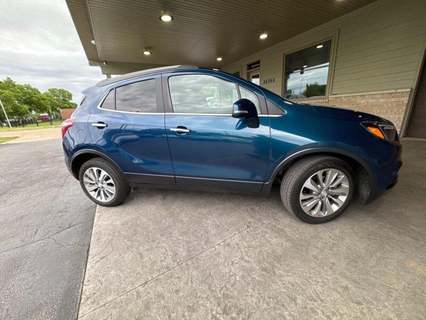 2019 Deep Azure Metallic Buick Encore Preferred (KL4CJASB4KB) with an Ecotec 1.4L Turbo I4 138hp 148ft. lbs. engine, Automatic transmission, located at 25355 Eames Street, Channahon, IL, 60410, (815) 467-1807, 41.429108, -88.228432 - Introducing the 2019 Buick Encore Preferred - a compact SUV that packs a powerful punch! With its Ecotec 1.4L Turbo I4 engine, this ride boasts an impressive 138 horsepower and 148 foot-pounds of torque. And with less than 25,000 miles on it, this baby has barely been broken in yet! But power isn't - Photo#1