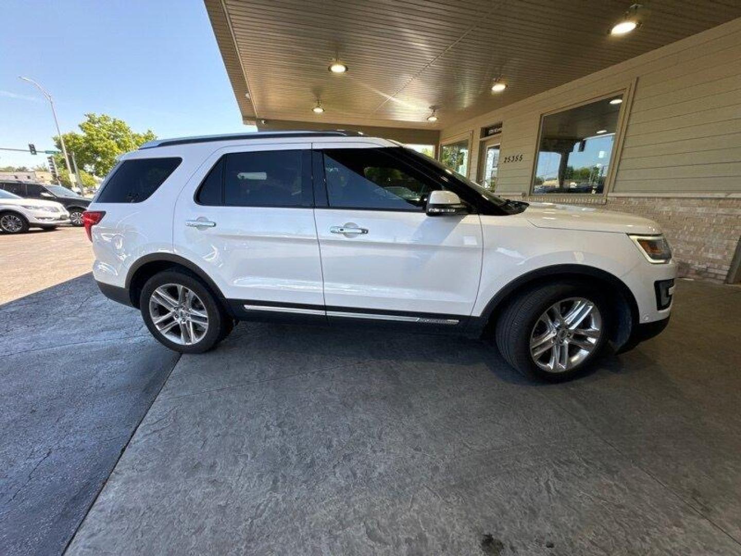 2016 White Platinum Metallic Tri-Coat Ford Explorer Limited (1FM5K7F88GG) with an 3.5L V6 290hp 255ft. lbs. engine, Automatic transmission, located at 25355 Eames Street, Channahon, IL, 60410, (815) 467-1807, 41.429108, -88.228432 - Looking for a powerful, stylish, and feature-packed SUV? Check out this 2016 Ford Explorer Limited! With a robust 3.5L V6 engine that delivers 290 horsepower and 255 ft. lbs. of torque, this SUV is designed to deliver an exhilarating driving experience every time you get behind the wheel. But that - Photo#1