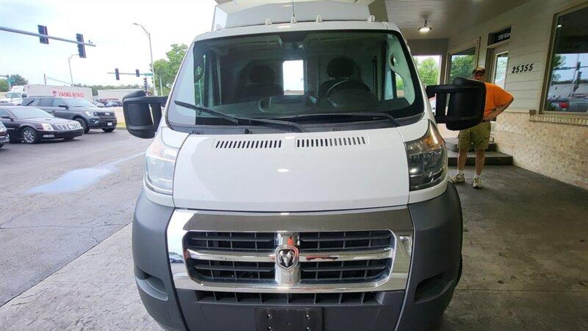 2017 White RAM ProMaster Low Roof 136 WB (3C7WRVKG7HE) with an Pentastar 3.6L V6 280hp 260ft. lbs. engine, Automatic transmission, located at 25355 Eames Street, Channahon, IL, 60410, (815) 467-1807, 41.429108, -88.228432 - ** 12 FOOT KNAPHEIDE ENCLOSED PLUMBERS UTILITY BODY. ** Introducing the 2017 RAM ProMaster 3500 136 WB, a reliable and sturdy cargo van designed to cater to all your business needs. Powered by a Pentastar 3.6L V6 engine, it boasts a maximum output of 280 horsepower and 260 ft-lbs of torque. With onl - Photo#10