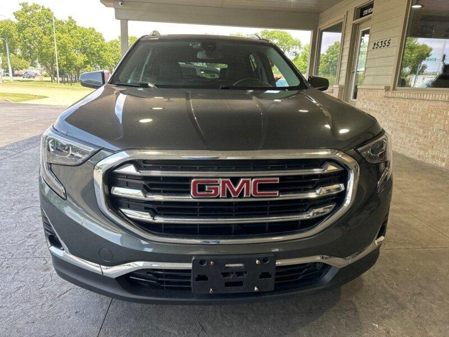 2018 Graphite Gray Metallic GMC Terrain SLT (3GKALVEV1JL) with an 1.5L Turbo I4 170hp 203ft. lbs. engine, Automatic transmission, located at 25355 Eames Street, Channahon, IL, 60410, (815) 467-1807, 41.429108, -88.228432 - Introducing the 2018 GMC Terrain SLT, a compact SUV that boasts power, style, and efficiency all in one! Powered by a 1.5L Turbo I4 170hp 203ft. lbs. engine, this beast can take on any road with ease. With an exterior coated in a sleek Graphite Gray Metallic finish, this baby is sure to turn heads w - Photo#9