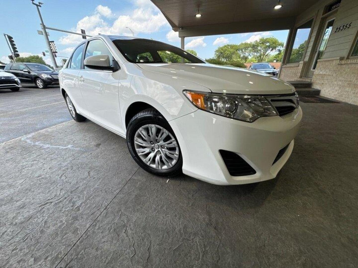 2013 Super White Toyota Camry LE (4T4BF1FK4DR) with an 2.5L I4 178hp 170ft. lbs. engine, Automatic transmission, located at 25355 Eames Street, Channahon, IL, 60410, (815) 467-1807, 41.429108, -88.228432 - Introducing the exquisite 2013 Toyota Camry LE, an engineering marvel that has set the benchmark for excellence in the automotive industry. With a powerful 2.5L I4 178hp 170ft. lbs. engine under the hood, this magnificent vehicle is guaranteed to provide you with an unparalleled driving experience. - Photo#0