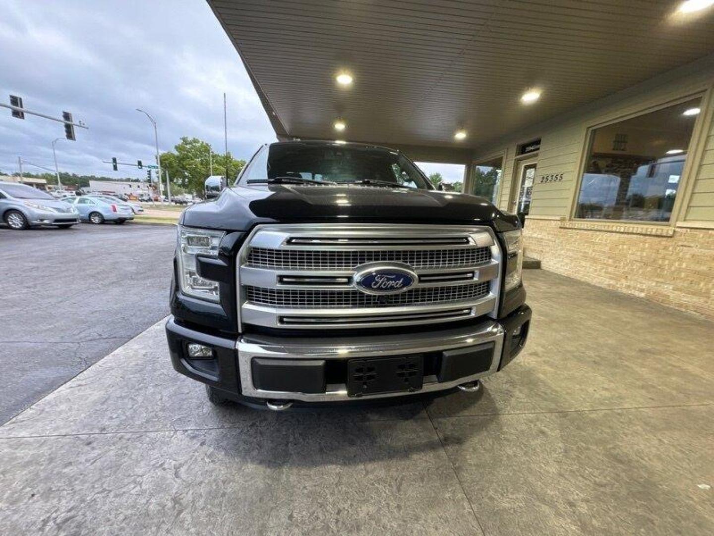 2016 Shadow Black Ford F-150 Platinum (1FTEW1EGXGF) with an EcoBoost 3.5L Twin Turbo V6 365hp 420ft. lbs. engine, Automatic transmission, located at 25355 Eames Street, Channahon, IL, 60410, (815) 467-1807, 41.429108, -88.228432 - Photo#8