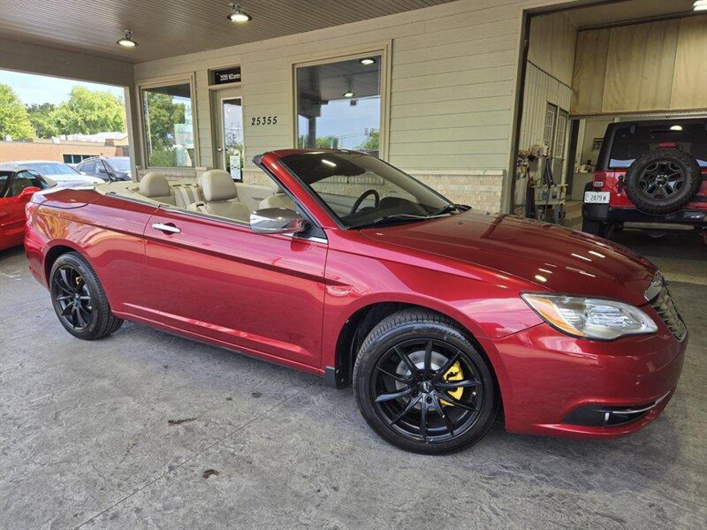 2011 Deep Cherry Red Crystal Pearl Coat Chrysler 200 Limited (1C3BC7EG0BN) with an Pentastar 3.6L Flex Fuel V6 283hp 260ft. lbs. engine, Automatic transmission, located at 25355 Eames Street, Channahon, IL, 60410, (815) 467-1807, 41.429108, -88.228432 - Ladies and gentlemen, feast your eyes on the 2011 Chrysler 200 Limited! This beauty is powered by a Pentastar 3.6L Flex Fuel V6 engine that packs a punch with 283 horsepower and 260 ft. lbs. of torque. You'll feel like a race car driver cruising down the highway in this bad boy. But wait, there's m - Photo#0