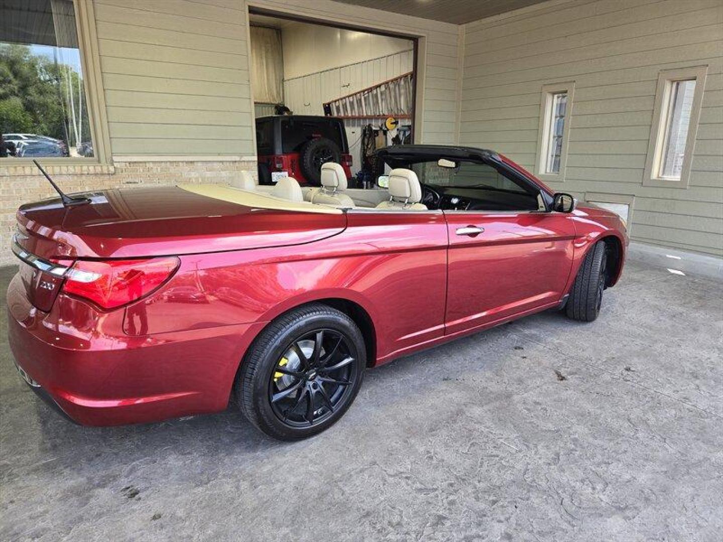 2011 Deep Cherry Red Crystal Pearl Coat Chrysler 200 Limited (1C3BC7EG0BN) with an Pentastar 3.6L Flex Fuel V6 283hp 260ft. lbs. engine, Automatic transmission, located at 25355 Eames Street, Channahon, IL, 60410, (815) 467-1807, 41.429108, -88.228432 - Ladies and gentlemen, feast your eyes on the 2011 Chrysler 200 Limited! This beauty is powered by a Pentastar 3.6L Flex Fuel V6 engine that packs a punch with 283 horsepower and 260 ft. lbs. of torque. You'll feel like a race car driver cruising down the highway in this bad boy. But wait, there's m - Photo#2