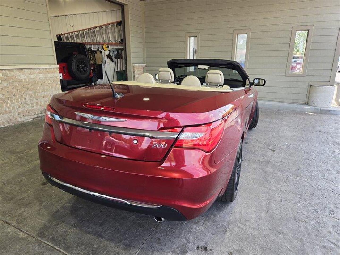 2011 Deep Cherry Red Crystal Pearl Coat Chrysler 200 Limited (1C3BC7EG0BN) with an Pentastar 3.6L Flex Fuel V6 283hp 260ft. lbs. engine, Automatic transmission, located at 25355 Eames Street, Channahon, IL, 60410, (815) 467-1807, 41.429108, -88.228432 - Ladies and gentlemen, feast your eyes on the 2011 Chrysler 200 Limited! This beauty is powered by a Pentastar 3.6L Flex Fuel V6 engine that packs a punch with 283 horsepower and 260 ft. lbs. of torque. You'll feel like a race car driver cruising down the highway in this bad boy. But wait, there's m - Photo#3