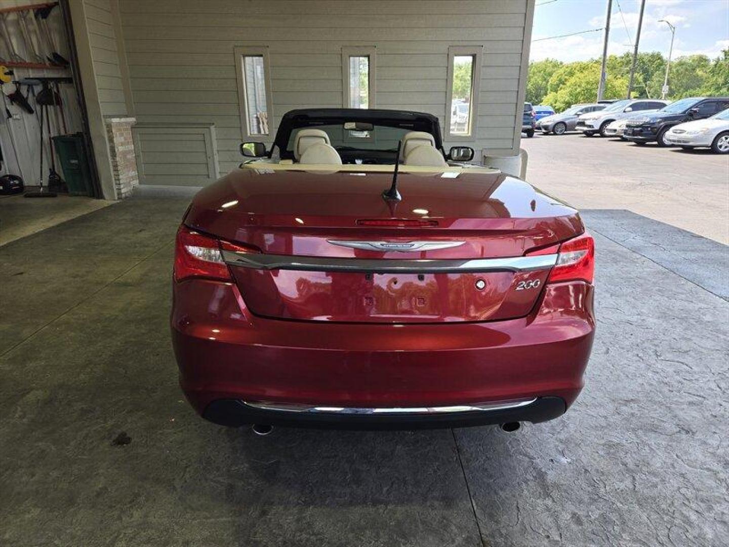 2011 Deep Cherry Red Crystal Pearl Coat Chrysler 200 Limited (1C3BC7EG0BN) with an Pentastar 3.6L Flex Fuel V6 283hp 260ft. lbs. engine, Automatic transmission, located at 25355 Eames Street, Channahon, IL, 60410, (815) 467-1807, 41.429108, -88.228432 - Ladies and gentlemen, feast your eyes on the 2011 Chrysler 200 Limited! This beauty is powered by a Pentastar 3.6L Flex Fuel V6 engine that packs a punch with 283 horsepower and 260 ft. lbs. of torque. You'll feel like a race car driver cruising down the highway in this bad boy. But wait, there's m - Photo#4