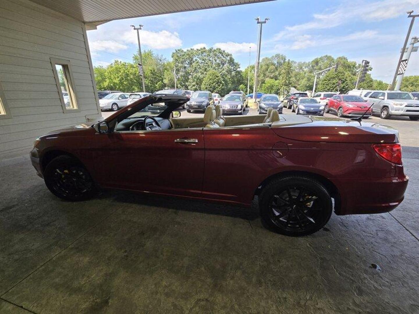 2011 Deep Cherry Red Crystal Pearl Coat Chrysler 200 Limited (1C3BC7EG0BN) with an Pentastar 3.6L Flex Fuel V6 283hp 260ft. lbs. engine, Automatic transmission, located at 25355 Eames Street, Channahon, IL, 60410, (815) 467-1807, 41.429108, -88.228432 - Ladies and gentlemen, feast your eyes on the 2011 Chrysler 200 Limited! This beauty is powered by a Pentastar 3.6L Flex Fuel V6 engine that packs a punch with 283 horsepower and 260 ft. lbs. of torque. You'll feel like a race car driver cruising down the highway in this bad boy. But wait, there's m - Photo#6