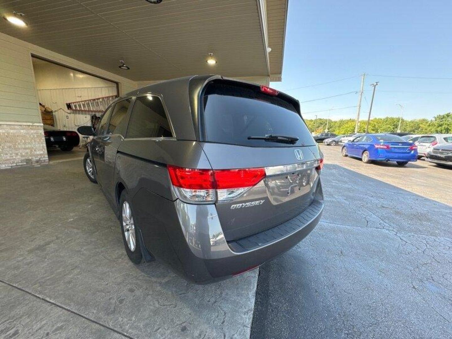 2017 Modern Steel Metallic Honda Odyssey EX-L (5FNRL5H62HB) with an 3.5L V6 248hp 250ft. lbs. engine, Automatic transmission, located at 25355 Eames Street, Channahon, IL, 60410, (815) 467-1807, 41.429108, -88.228432 - Looking for a reliable and spacious family vehicle? Look no further than the 2017 Honda Odyssey EX-L! This van is powered by a powerful and efficient 3.5L V6 engine, delivering 248 horsepower and 250 ft-lbs of torque. With less than 79,000 miles on the odometer, this vehicle has been driven an avera - Photo#6