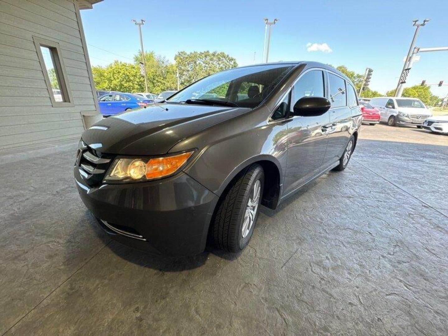 2017 Modern Steel Metallic Honda Odyssey EX-L (5FNRL5H62HB) with an 3.5L V6 248hp 250ft. lbs. engine, Automatic transmission, located at 25355 Eames Street, Channahon, IL, 60410, (815) 467-1807, 41.429108, -88.228432 - Looking for a reliable and spacious family vehicle? Look no further than the 2017 Honda Odyssey EX-L! This van is powered by a powerful and efficient 3.5L V6 engine, delivering 248 horsepower and 250 ft-lbs of torque. With less than 79,000 miles on the odometer, this vehicle has been driven an avera - Photo#8