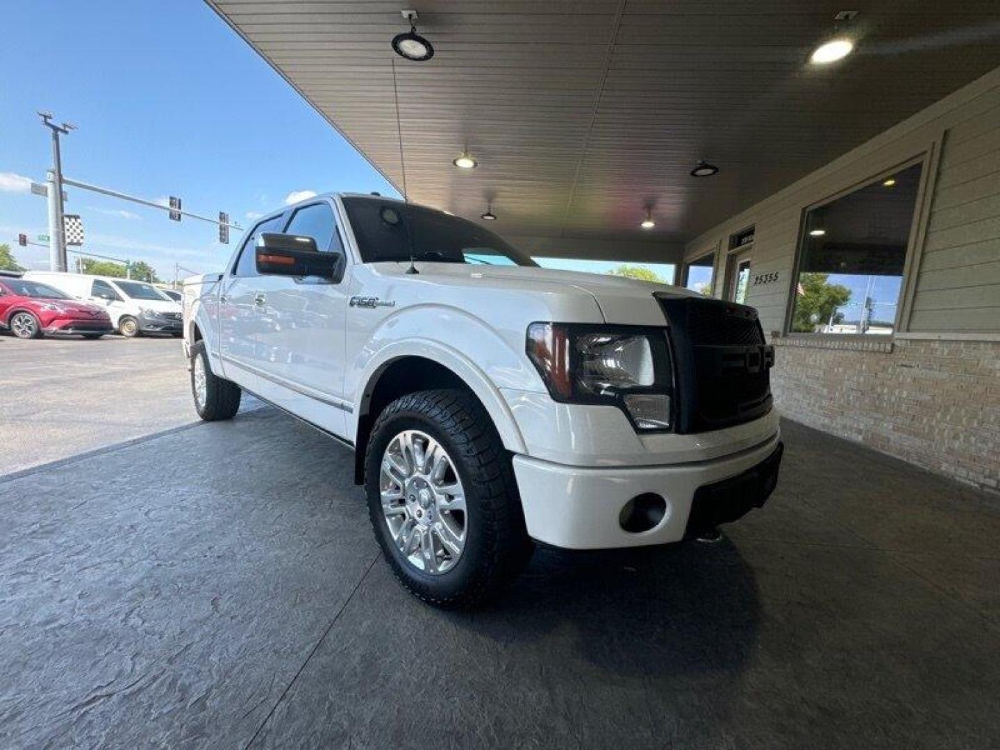 2010 White Platinum Metallic Tri-Coat Ford F-150 Platinum (1FTFW1EV1AF) with an Triton 5.4L Flex Fuel V8 320hp 390ft. lbs. engine, Automatic transmission, located at 25355 Eames Street, Channahon, IL, 60410, (815) 467-1807, 41.429108, -88.228432 - Photo#0