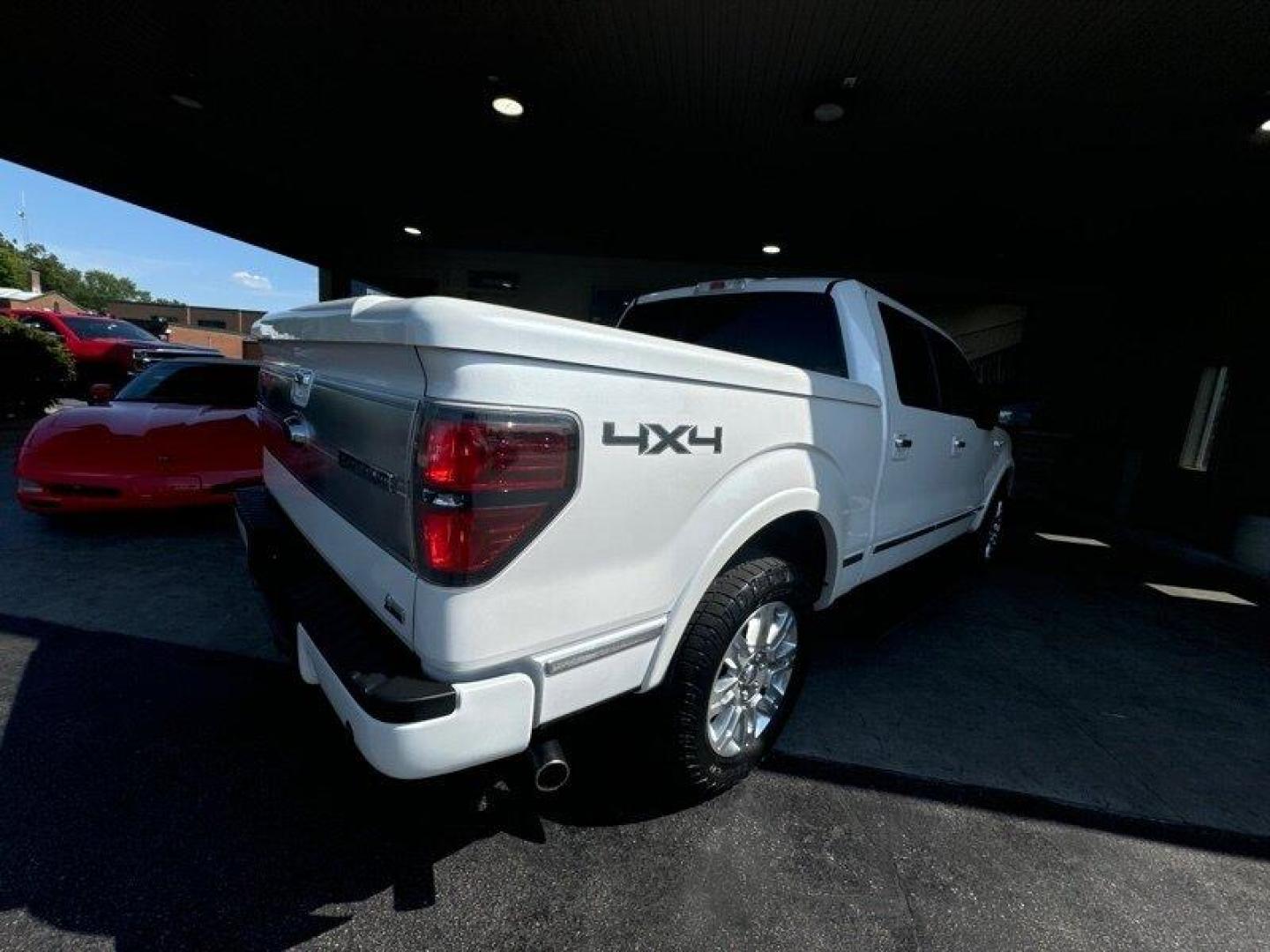 2010 White Platinum Metallic Tri-Coat Ford F-150 Platinum (1FTFW1EV1AF) with an Triton 5.4L Flex Fuel V8 320hp 390ft. lbs. engine, Automatic transmission, located at 25355 Eames Street, Channahon, IL, 60410, (815) 467-1807, 41.429108, -88.228432 - Photo#2