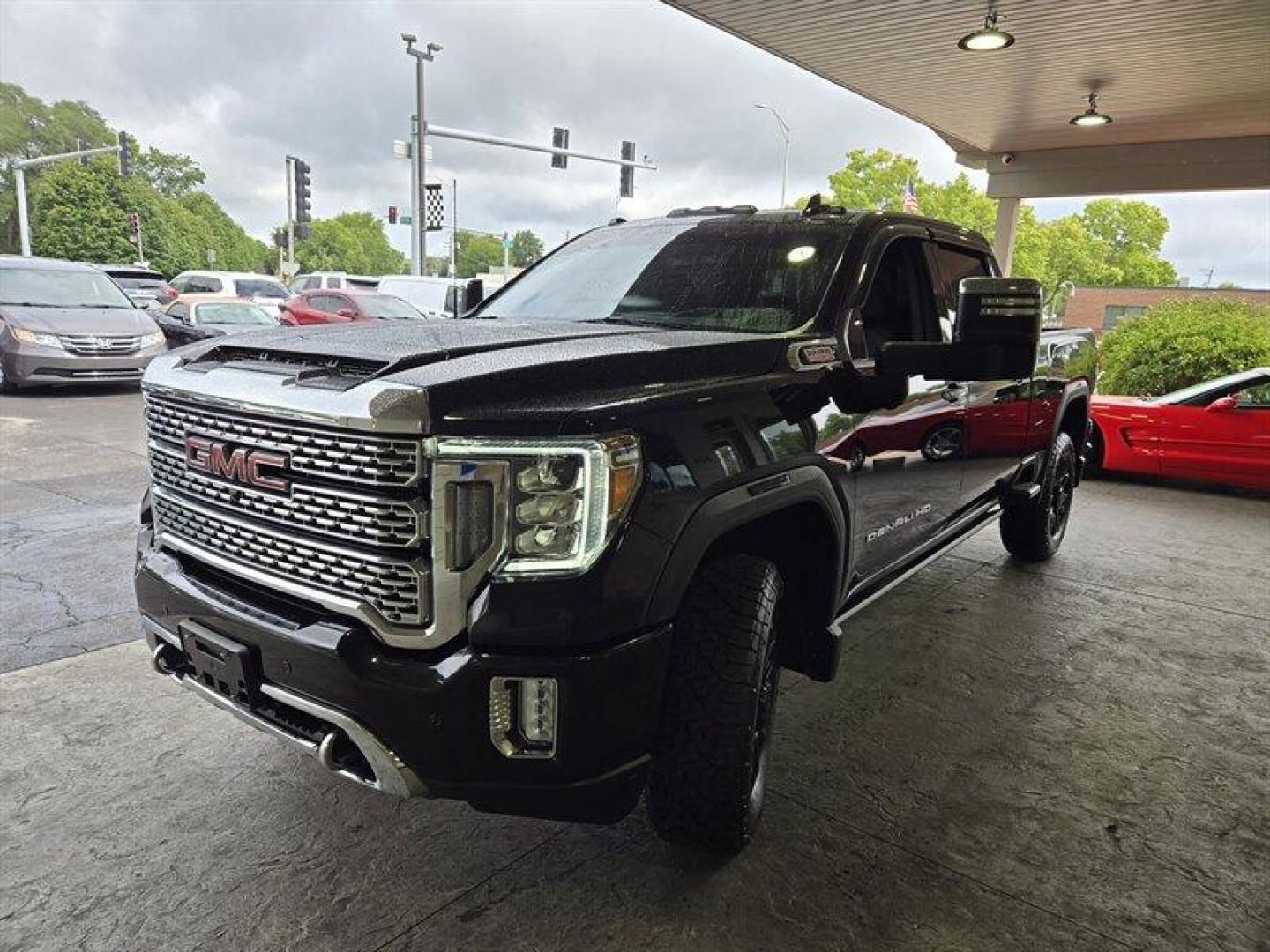 2021 Carbon Black Metallic GMC Sierra 2500 Denali (1GT49REY5MF) with an Duramax 6.6L Biodiesel Turbo V8 445hp 910ft. lbs. engine, Automatic transmission, located at 25355 Eames Street, Channahon, IL, 60410, (815) 467-1807, 41.429108, -88.228432 - *NEW TIRES AND BRAKES* Introducing the ultimate workhorse, the 2021 GMC Sierra 2500 Denali! This beast is equipped with a monstrous Duramax 6.6L Biodiesel Turbo V8 engine that churns out a jaw-dropping 445 horsepower and a staggering 910 ft. lbs. of torque. If you're looking for a truck that can ha - Photo#3