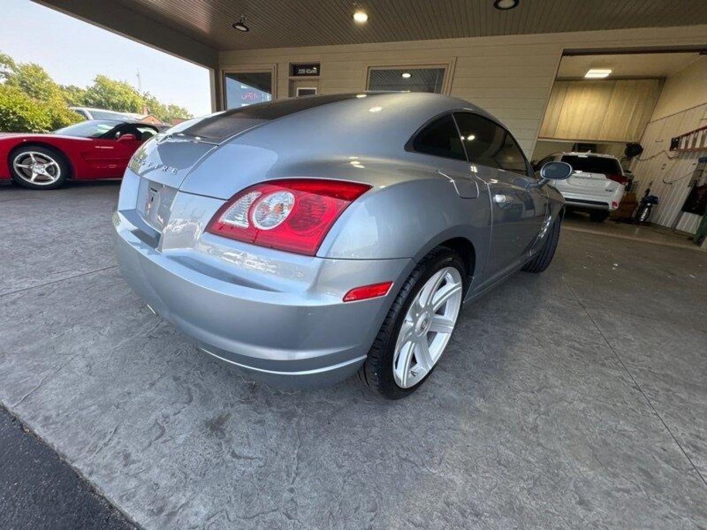 2005 Aero Blue Pearlcoat Chrysler Crossfire Limited (1C3AN69L85X) with an 3.2L V6 215hp 229ft. lbs. engine, 3 Speed Manual transmission, located at 25355 Eames Street, Channahon, IL, 60410, (815) 467-1807, 41.429108, -88.228432 - Get ready to turn heads with the sleek and stylish 2005 Chrysler Crossfire Limited! This baby is powered by a 3.2L V6 engine with 215 horsepower and 229ft. lbs. of torque, making it an absolute joy to drive. And with less than 31,000 miles on the odometer, you're practically getting a brand new car! - Photo#3