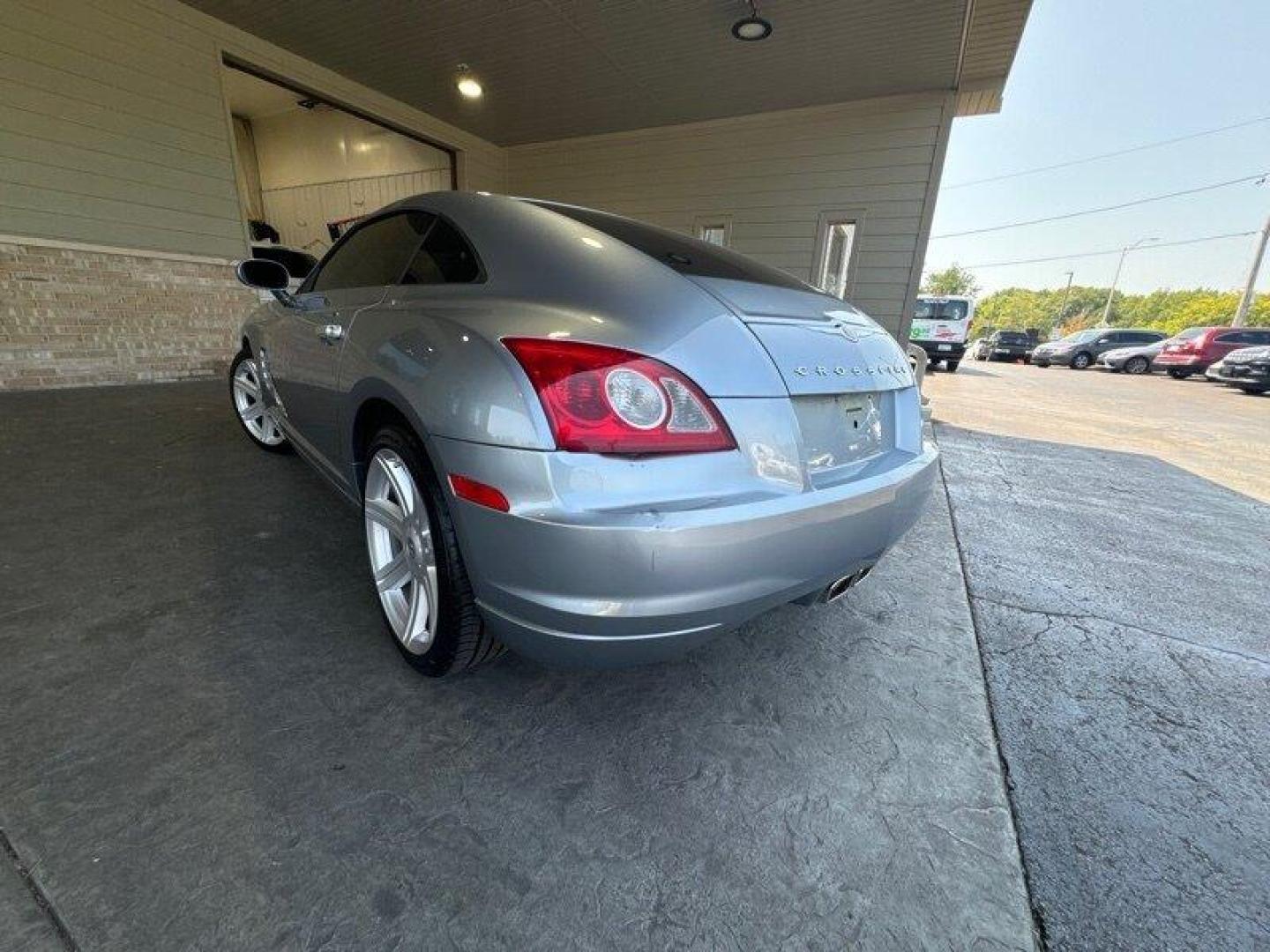 2005 Aero Blue Pearlcoat Chrysler Crossfire Limited (1C3AN69L85X) with an 3.2L V6 215hp 229ft. lbs. engine, 3 Speed Manual transmission, located at 25355 Eames Street, Channahon, IL, 60410, (815) 467-1807, 41.429108, -88.228432 - Get ready to turn heads with the sleek and stylish 2005 Chrysler Crossfire Limited! This baby is powered by a 3.2L V6 engine with 215 horsepower and 229ft. lbs. of torque, making it an absolute joy to drive. And with less than 31,000 miles on the odometer, you're practically getting a brand new car! - Photo#5