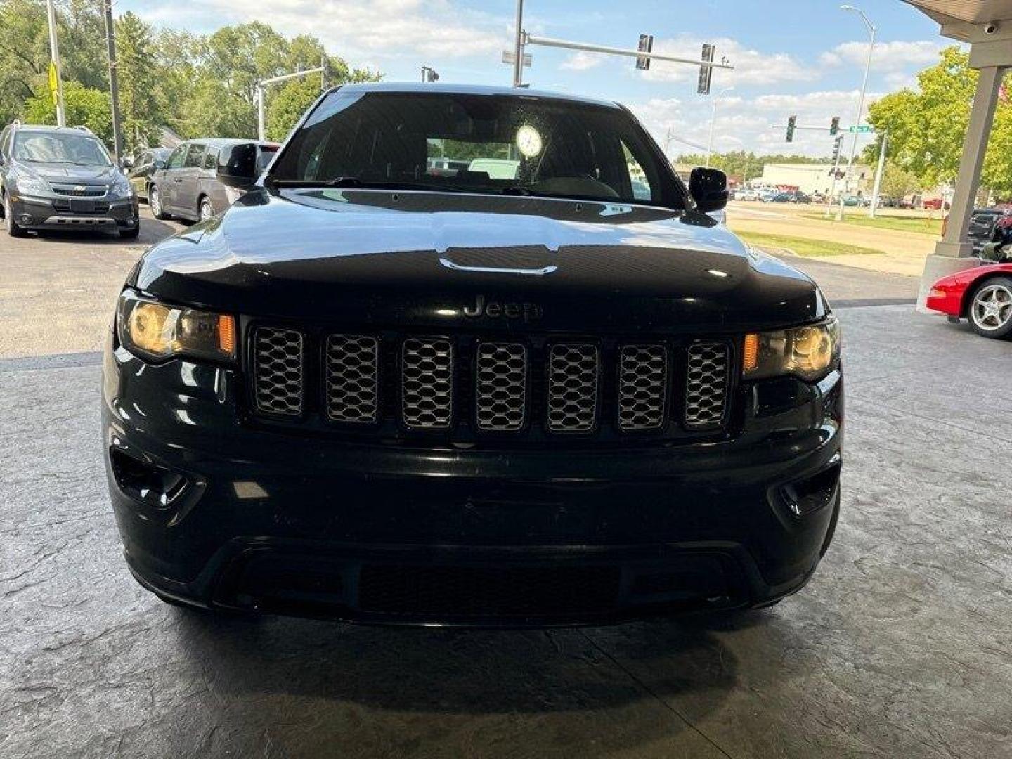 2018 Diamond Black Crystal Pearl Coat Jeep Grand Cherokee Altitude (1C4RJFAG4JC) with an Pentastar 3.6L V6 295hp 260ft. lbs. engine, Automatic transmission, located at 25355 Eames Street, Channahon, IL, 60410, (815) 467-1807, 41.429108, -88.228432 - Oh honey, let me tell you about the 2018 Jeep Grand Cherokee Laredo. This bad boy is powered by a 3.6 engine that will have you feeling like you can conquer the world. And can we talk about the exterior? The Diamond Black Crystal Pearl Coat is sleek and sexy, turning heads as you cruise down the str - Photo#9