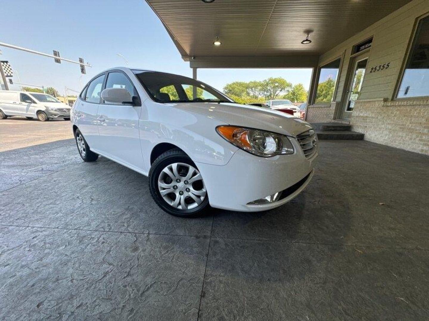 2010 Nordic White Hyundai ELANTRA GLS (KMHDU4AD8AU) with an 2.0L I4 138hp 136ft. lbs. engine, Automatic transmission, located at 25355 Eames Street, Channahon, IL, 60410, (815) 467-1807, 41.429108, -88.228432 - Introducing the impressive 2010 Hyundai ELANTRA GLS, a sleek and stylish vehicle that is sure to turn heads on the road. Powered by a 2.0L I4 engine that delivers an impressive 138 horsepower and 136ft-lbs of torque, this car is built to provide a smooth and powerful driving experience. With only b - Photo#0