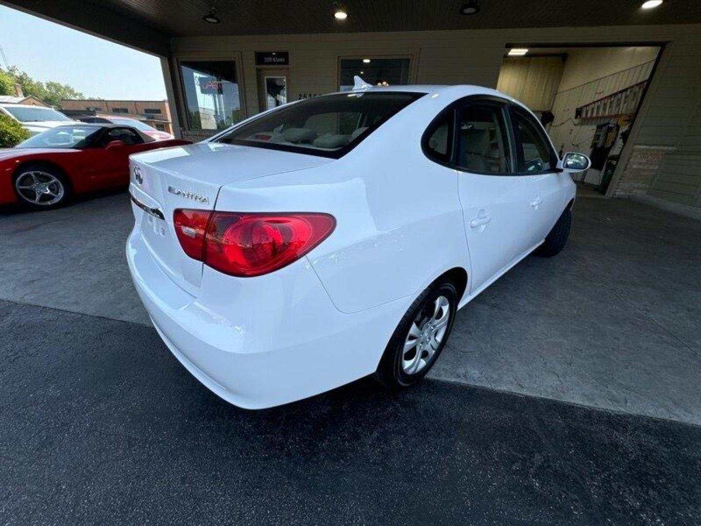 2010 Nordic White Hyundai ELANTRA GLS (KMHDU4AD8AU) with an 2.0L I4 138hp 136ft. lbs. engine, Automatic transmission, located at 25355 Eames Street, Channahon, IL, 60410, (815) 467-1807, 41.429108, -88.228432 - Introducing the impressive 2010 Hyundai ELANTRA GLS, a sleek and stylish vehicle that is sure to turn heads on the road. Powered by a 2.0L I4 engine that delivers an impressive 138 horsepower and 136ft-lbs of torque, this car is built to provide a smooth and powerful driving experience. With only b - Photo#3