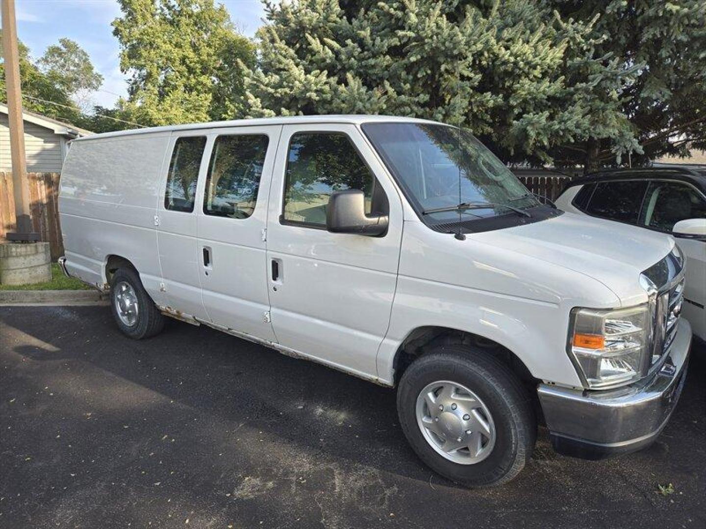 2011 Oxford White Ford E-250 (1FTNS2EW1BD) with an Triton 4.6L Flex Fuel V8 225hp 286ft. lbs. engine, Automatic transmission, located at 25355 Eames Street, Channahon, IL, 60410, (815) 467-1807, 41.429108, -88.228432 - Photo#0