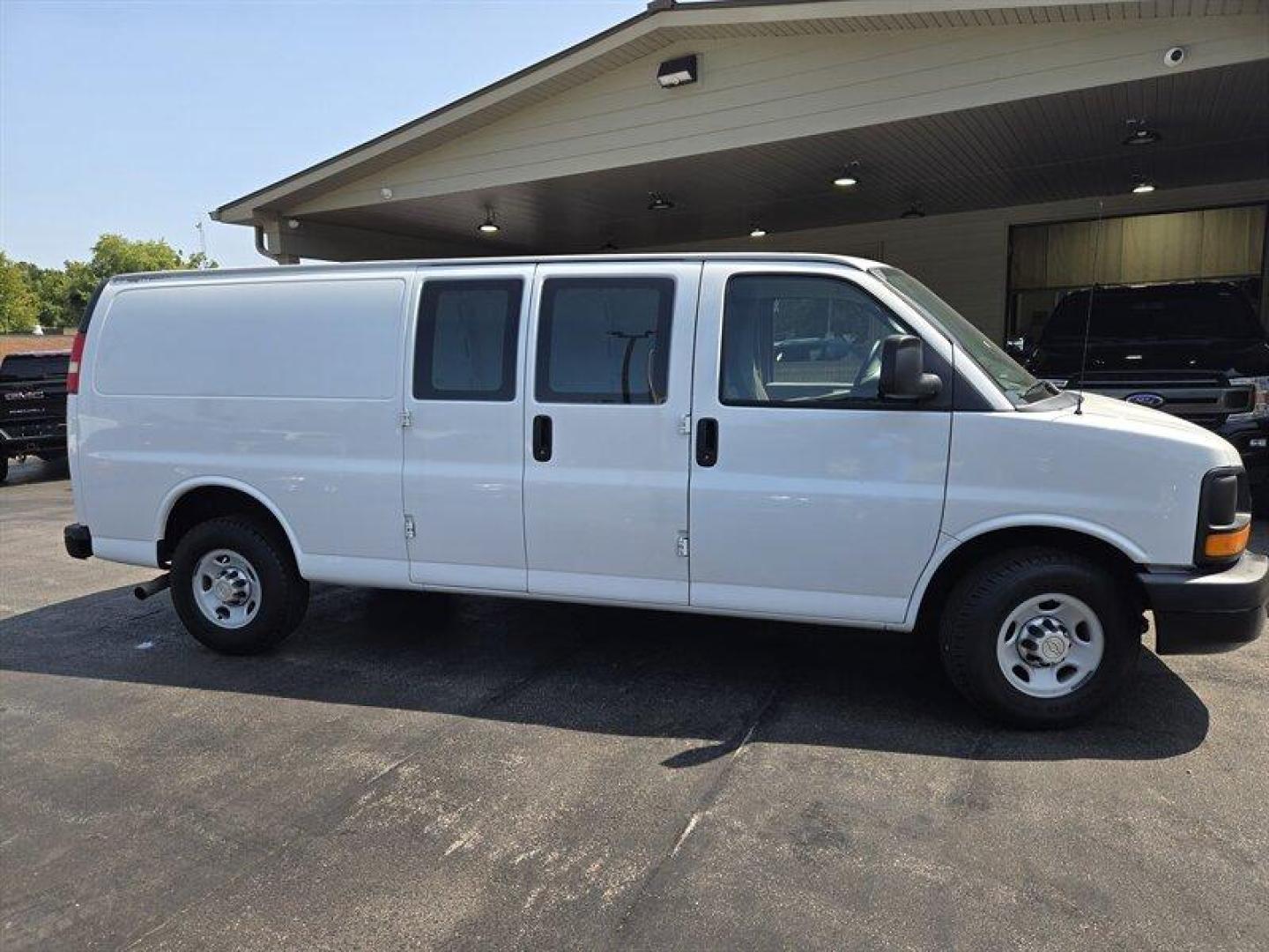 2012 Summit White Chevrolet Express Work Van Cargo (1GCZGUBG5C1) with an 6.0L Flex Fuel V8 323hp 373ft. lbs. engine, Automatic transmission, located at 25355 Eames Street, Channahon, IL, 60410, (815) 467-1807, 41.429108, -88.228432 - Photo#1