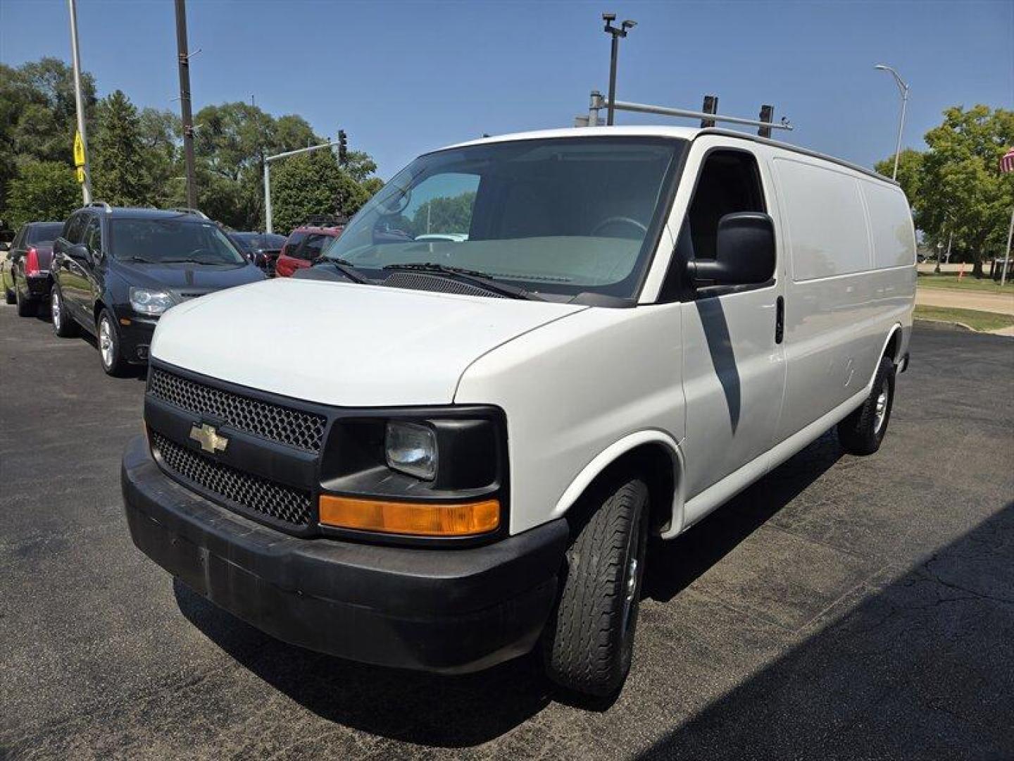 2012 Summit White Chevrolet Express Work Van Cargo (1GCZGUBG5C1) with an 6.0L Flex Fuel V8 323hp 373ft. lbs. engine, Automatic transmission, located at 25355 Eames Street, Channahon, IL, 60410, (815) 467-1807, 41.429108, -88.228432 - Photo#8