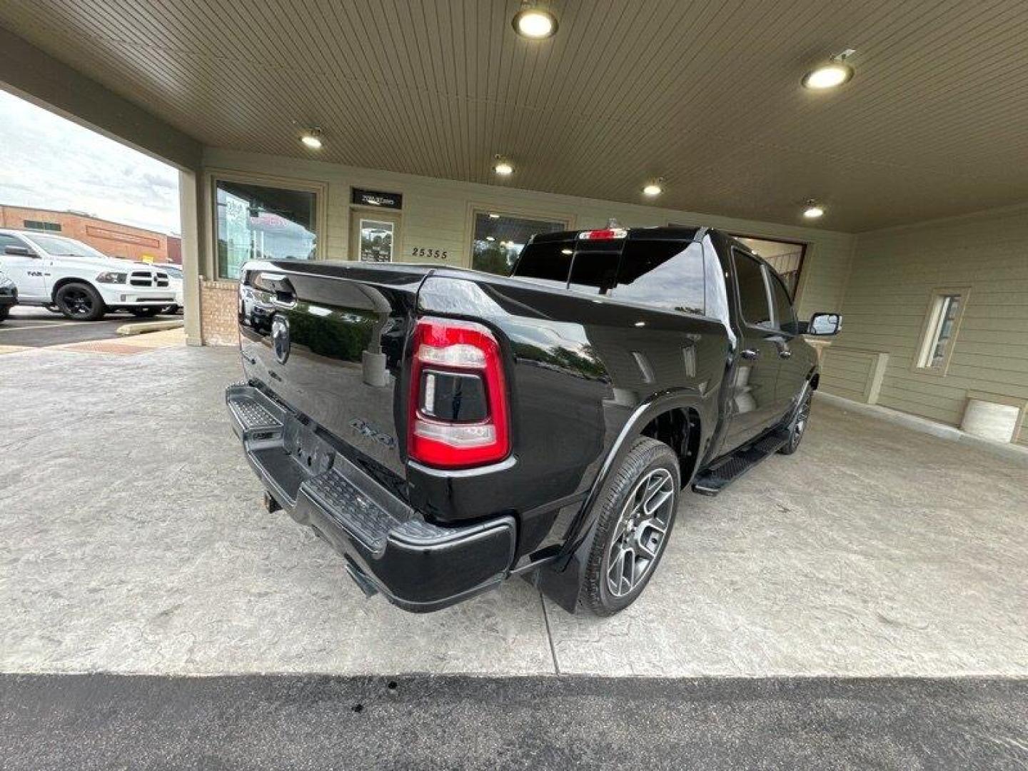 2019 Diamond Black Crystal Pearl Coat Ram 1500 Laramie (1C6SRFJT1KN) with an 5.7 engine, Automatic transmission, located at 25355 Eames Street, Channahon, IL, 60410, (815) 467-1807, 41.429108, -88.228432 - Photo#2