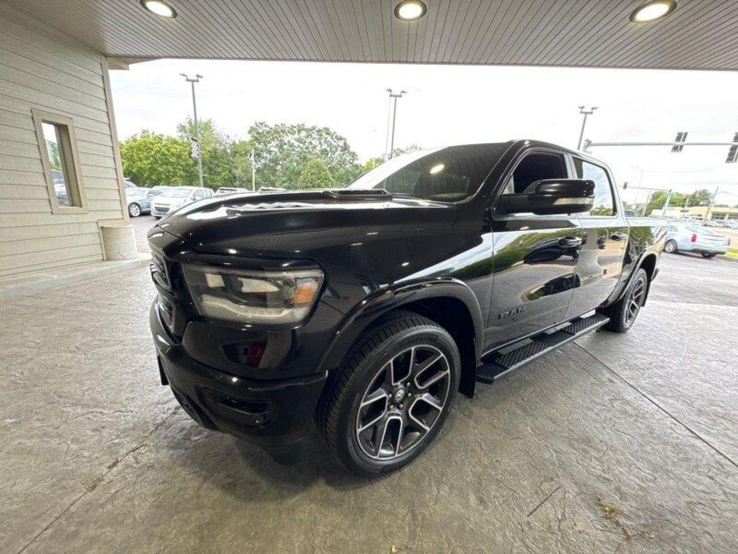 2019 Diamond Black Crystal Pearl Coat Ram 1500 Laramie (1C6SRFJT1KN) with an 5.7 engine, Automatic transmission, located at 25355 Eames Street, Channahon, IL, 60410, (815) 467-1807, 41.429108, -88.228432 - Photo#6