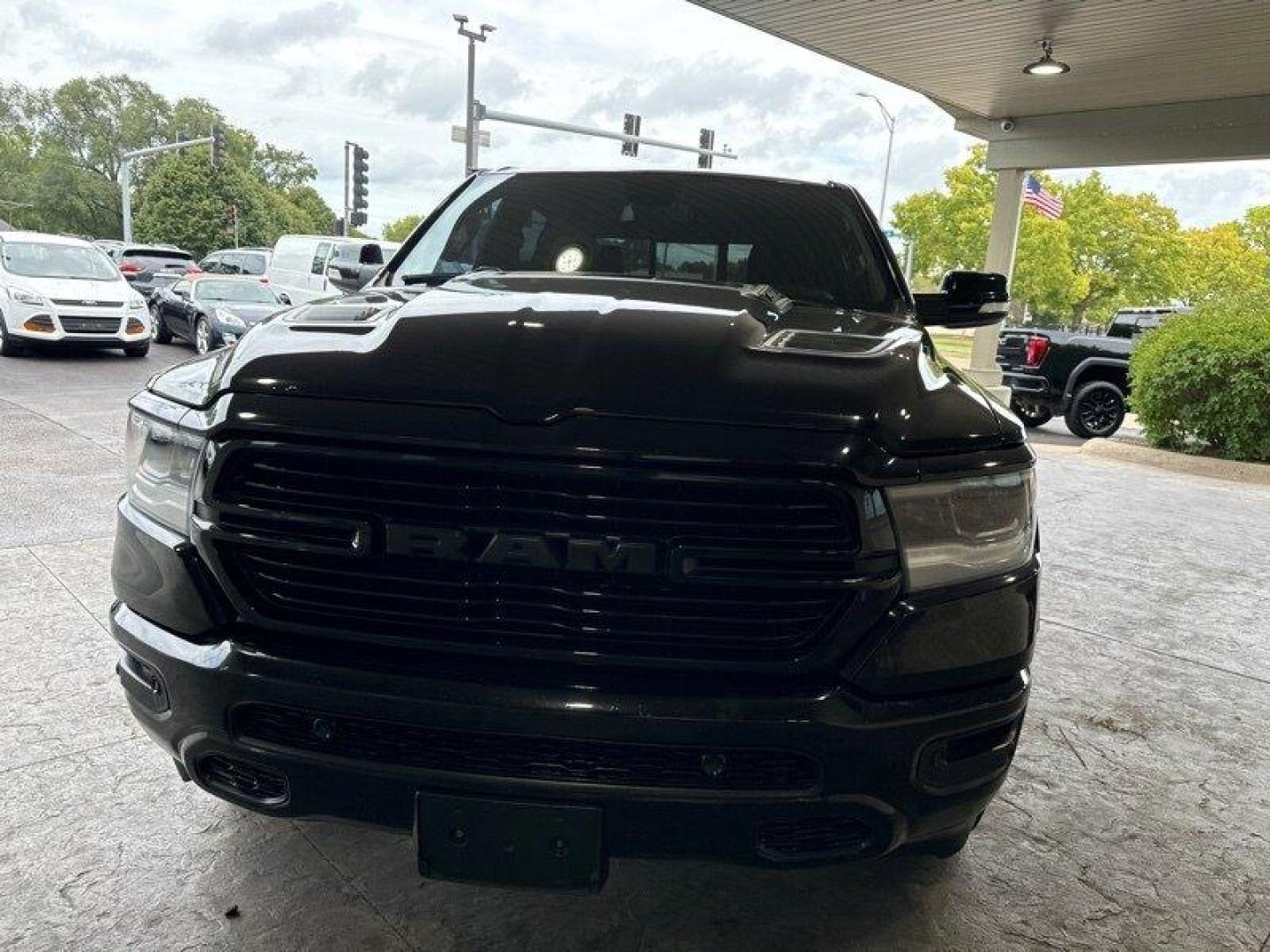 2019 Diamond Black Crystal Pearl Coat Ram 1500 Laramie (1C6SRFJT1KN) with an 5.7 engine, Automatic transmission, located at 25355 Eames Street, Channahon, IL, 60410, (815) 467-1807, 41.429108, -88.228432 - Photo#7