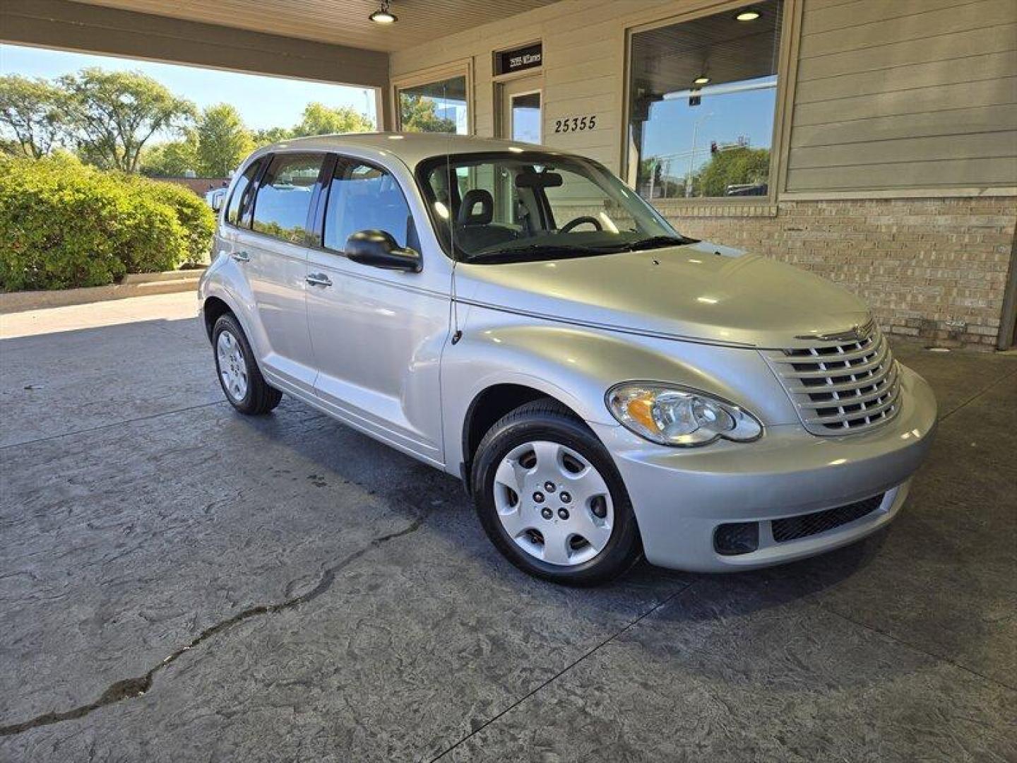 2009 Bright Silver Metallic Clear Coat Chrysler PT Cruiser LX (3A8FY48969T) with an 2.4L I4 150hp 165ft. lbs. engine, Automatic transmission, located at 25355 Eames Street, Channahon, IL, 60410, (815) 467-1807, 41.429108, -88.228432 - Looking for a ride that's both stylish and practical? Look no further than this 2009 Chrysler PT Cruiser. Powered by a 2.4L I4 engine that packs a punch with 150 horsepower and 165ft. lbs. of torque, this baby is built to impress. But that's not all. This PT Cruiser comes with a whole host of facto - Photo#0