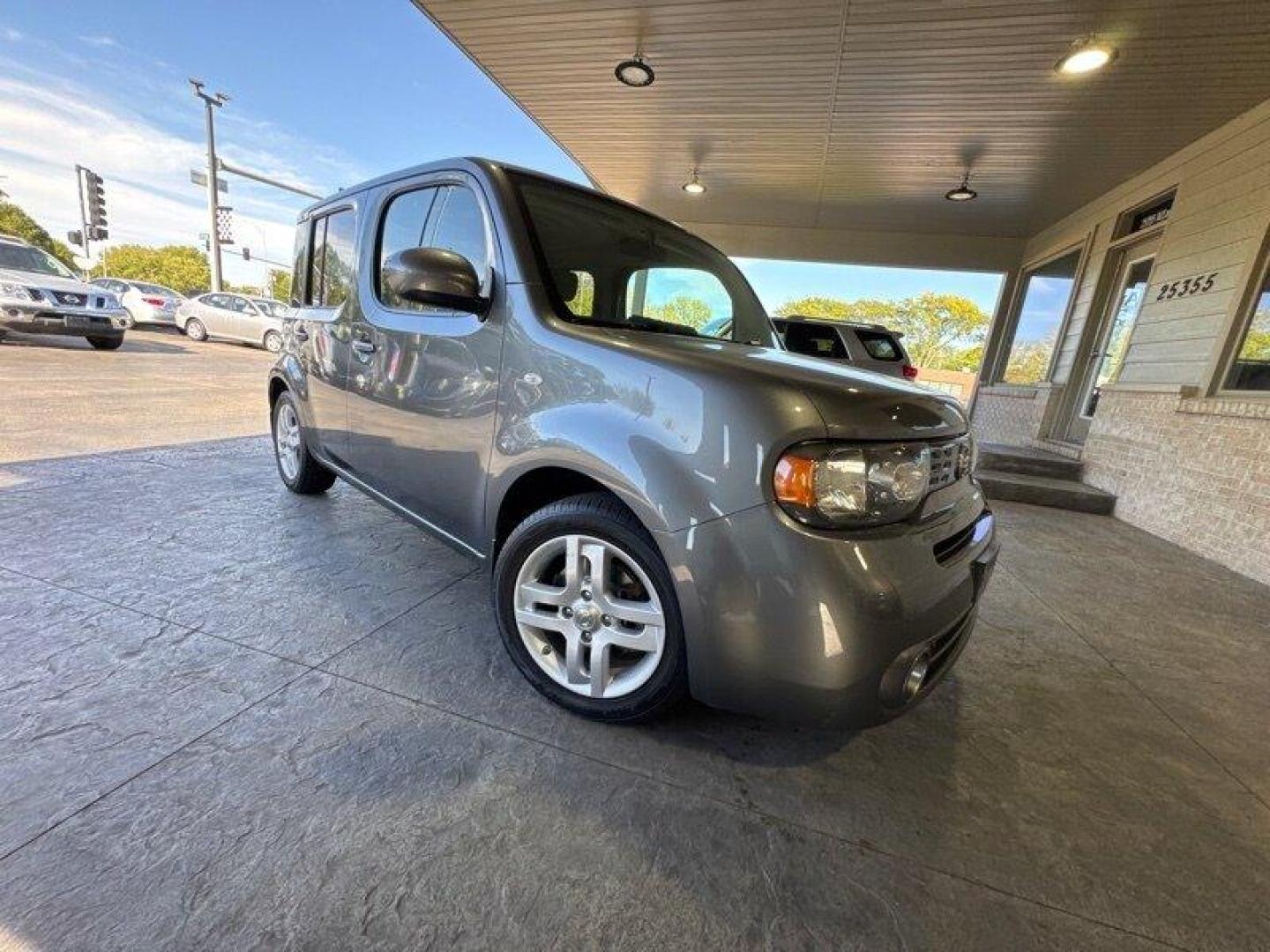 2013 Gun Metallic Nissan cube 1.8 SL (JN8AZ2KR8DT) with an 1.8L I4 122hp 127ft. lbs. engine, Automatic transmission, located at 25355 Eames Street, Channahon, IL, 60410, (815) 467-1807, 41.429108, -88.228432 - Looking for a reliable and fuel-efficient vehicle? Look no further than the 2013 Nissan Cube 1.8 SL! With a 1.8L I4 engine, this car boasts 122 horsepower and 127ft. lbs. of torque, providing a smooth and comfortable ride. This vehicle is equipped with an impressive array of factory default featur - Photo#0