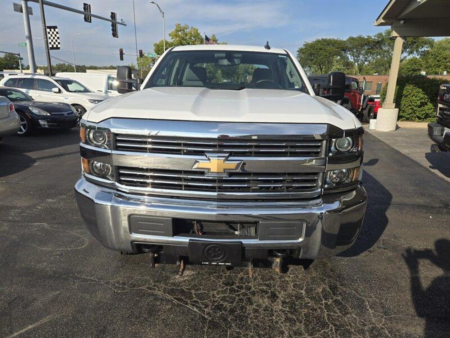 2016 Summit White Chevrolet Silverado 2500 Work Truck (1GC1KUEG3GF) with an Vortec 6.0L Flex Fuel V8 360hp 380ft. lbs. engine, Automatic transmission, located at 25355 Eames Street, Channahon, IL, 60410, (815) 467-1807, 41.429108, -88.228432 - Photo#11