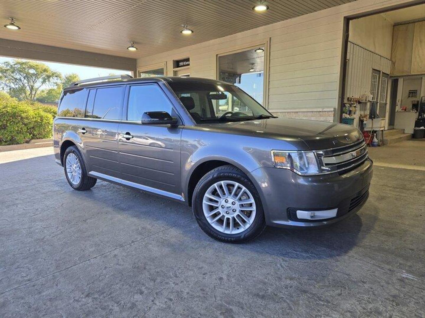 2018 Magnetic Ford Flex SEL (2FMGK5C87JB) with an 3.5L V6 287hp 254ft. lbs. engine, Automatic transmission, located at 25355 Eames Street, Channahon, IL, 60410, (815) 467-1807, 41.429108, -88.228432 - Introducing the 2018 Ford Flex SEL - the perfect blend of style, comfort, and power! This beauty is powered by a 3.5L V6 engine that packs a punch with 287 horsepower and 254 ft. lbs. of torque. And the best part? It comes with a factory default package of amazing features that will make your drivin - Photo#0