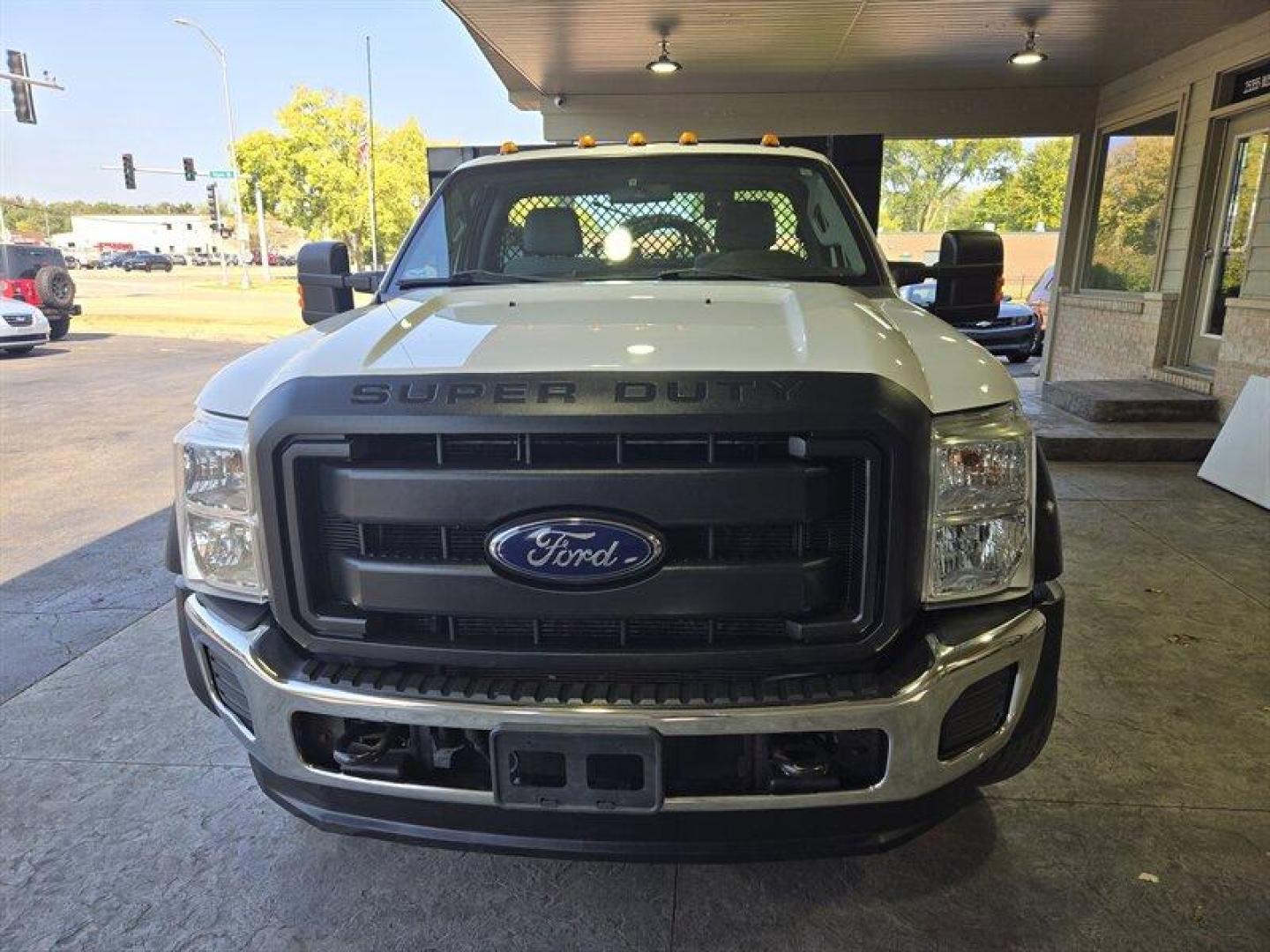 2016 White Ford F-550 DRW (1FDUF5GT5GE) with an 6.7 engine, Automatic transmission, located at 25355 Eames Street, Channahon, IL, 60410, (815) 467-1807, 41.429108, -88.228432 - ** 11 FOOT KNAPHEIDE FLAT BED WITH FUEL TANK. ** Introducing a 2016 Ford F-550, a powerful workhorse with a 6.7 engine that delivers exceptional performance. This vehicle is in excellent overall condition, making it a reliable choice for anyone in need of a dependable truck. The exterior of this F- - Photo#8