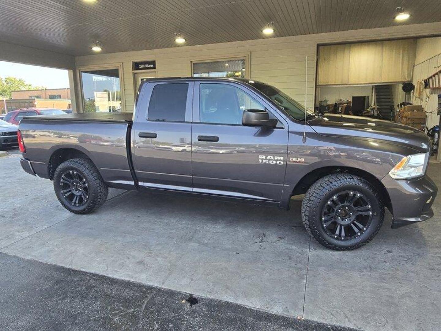 2014 Granite Crystal Metallic Clear Coat RAM 1500 Express (1C6RR7FT2ES) with an HEMI 5.7L V8 395hp 407ft. lbs. engine, Automatic transmission, located at 25355 Eames Street, Channahon, IL, 60410, (815) 467-1807, 41.429108, -88.228432 - Oh, baby, have we got a truck for you! Feast your eyes on the 2014 RAM 1500 Express - a powerful machine that'll make your heart race and your adrenaline pump. This bad boy is equipped with a HEMI 5.7L V8 engine that'll leave your competition in the dust. With 395 horsepower and 407 ft-lbs of torque - Photo#1