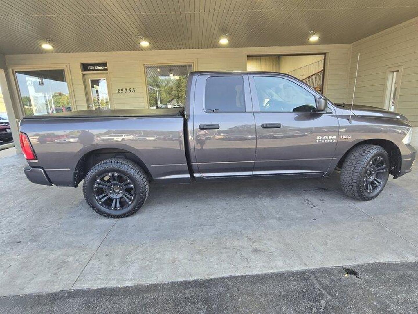 2014 Granite Crystal Metallic Clear Coat RAM 1500 Express (1C6RR7FT2ES) with an HEMI 5.7L V8 395hp 407ft. lbs. engine, Automatic transmission, located at 25355 Eames Street, Channahon, IL, 60410, (815) 467-1807, 41.429108, -88.228432 - Oh, baby, have we got a truck for you! Feast your eyes on the 2014 RAM 1500 Express - a powerful machine that'll make your heart race and your adrenaline pump. This bad boy is equipped with a HEMI 5.7L V8 engine that'll leave your competition in the dust. With 395 horsepower and 407 ft-lbs of torque - Photo#2