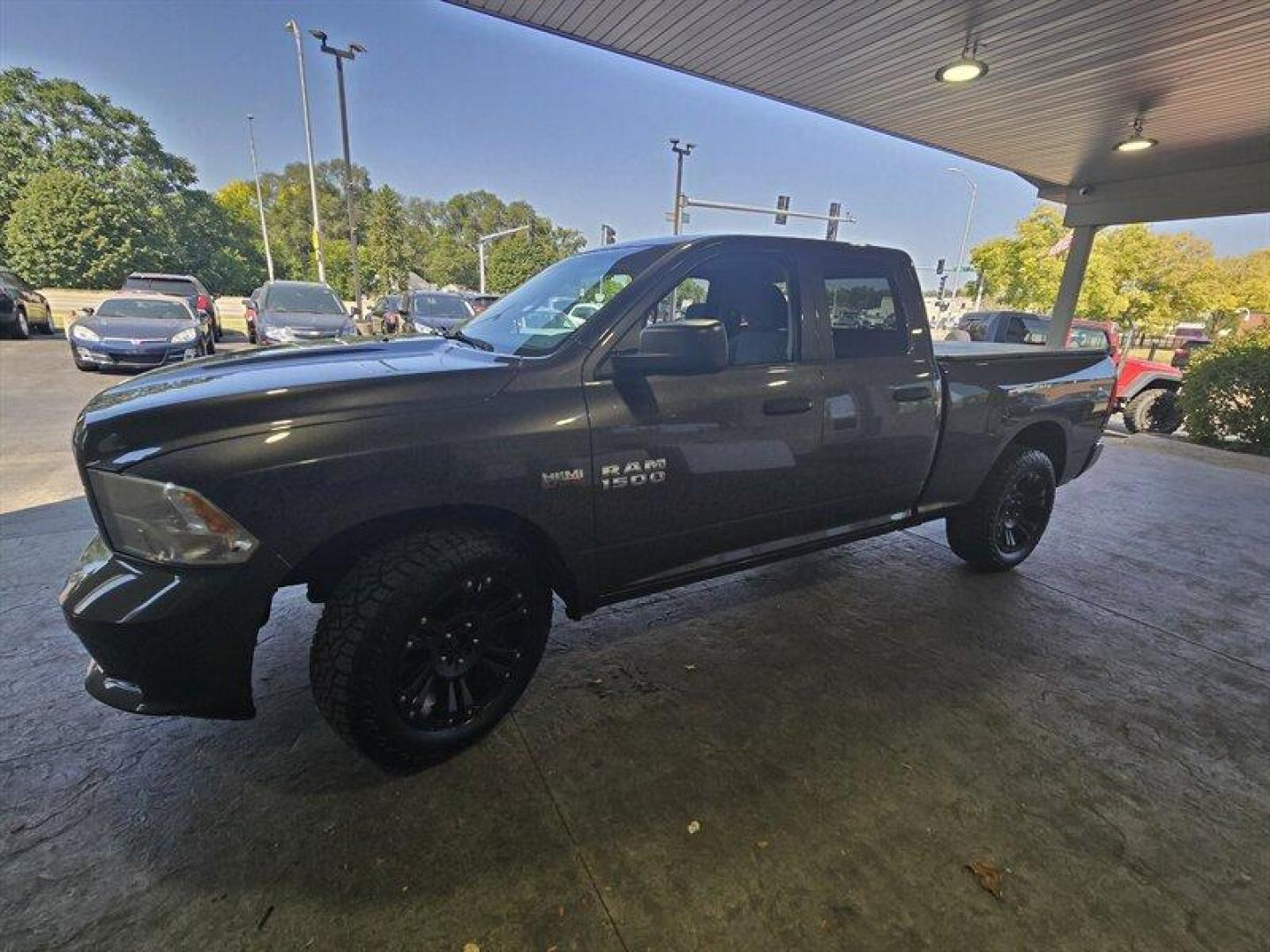 2014 Granite Crystal Metallic Clear Coat RAM 1500 Express (1C6RR7FT2ES) with an HEMI 5.7L V8 395hp 407ft. lbs. engine, Automatic transmission, located at 25355 Eames Street, Channahon, IL, 60410, (815) 467-1807, 41.429108, -88.228432 - Oh, baby, have we got a truck for you! Feast your eyes on the 2014 RAM 1500 Express - a powerful machine that'll make your heart race and your adrenaline pump. This bad boy is equipped with a HEMI 5.7L V8 engine that'll leave your competition in the dust. With 395 horsepower and 407 ft-lbs of torque - Photo#8