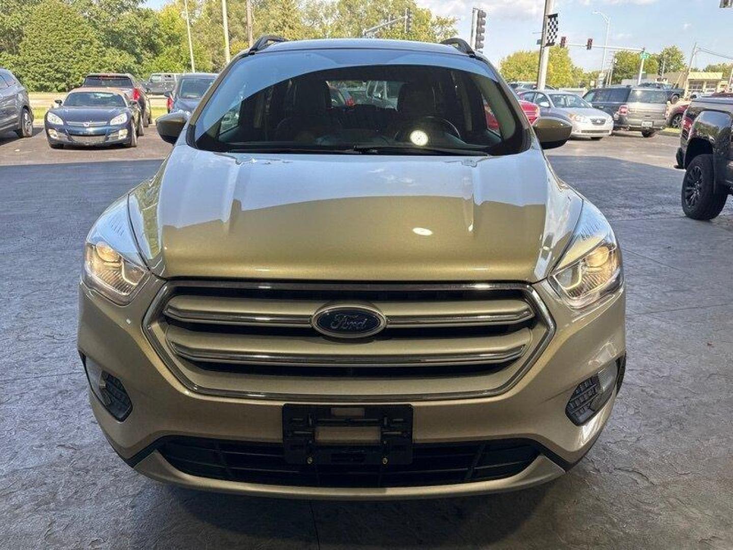 2018 White Gold Ford Escape SEL (1FMCU0HD0JU) with an EcoBoost 1.5L Turbo I4 179hp 177ft. lbs. engine, Automatic transmission, located at 25355 Eames Street, Channahon, IL, 60410, (815) 467-1807, 41.429108, -88.228432 - Photo#9