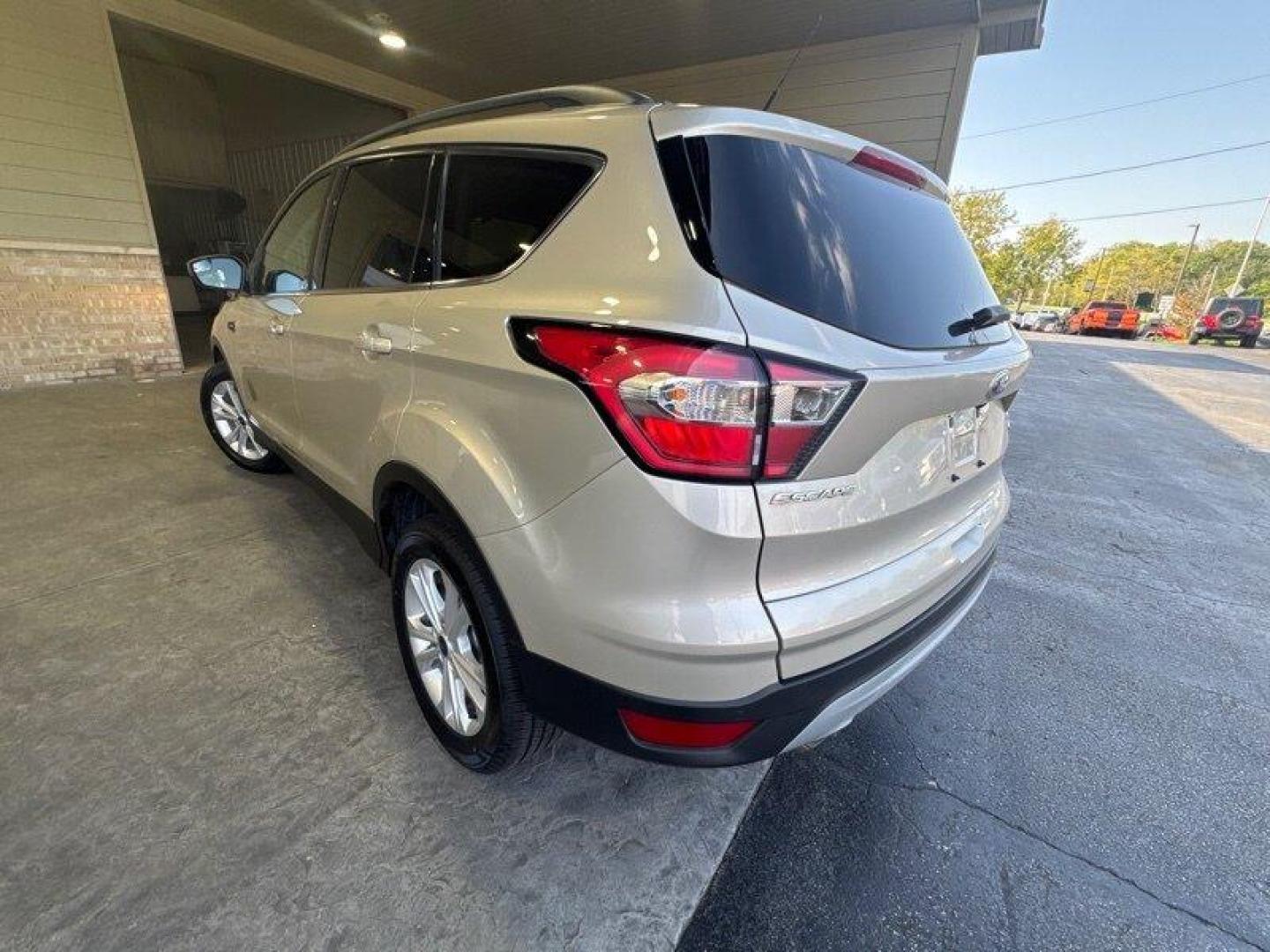 2018 White Gold Ford Escape SEL (1FMCU0HD0JU) with an EcoBoost 1.5L Turbo I4 179hp 177ft. lbs. engine, Automatic transmission, located at 25355 Eames Street, Channahon, IL, 60410, (815) 467-1807, 41.429108, -88.228432 - Photo#6