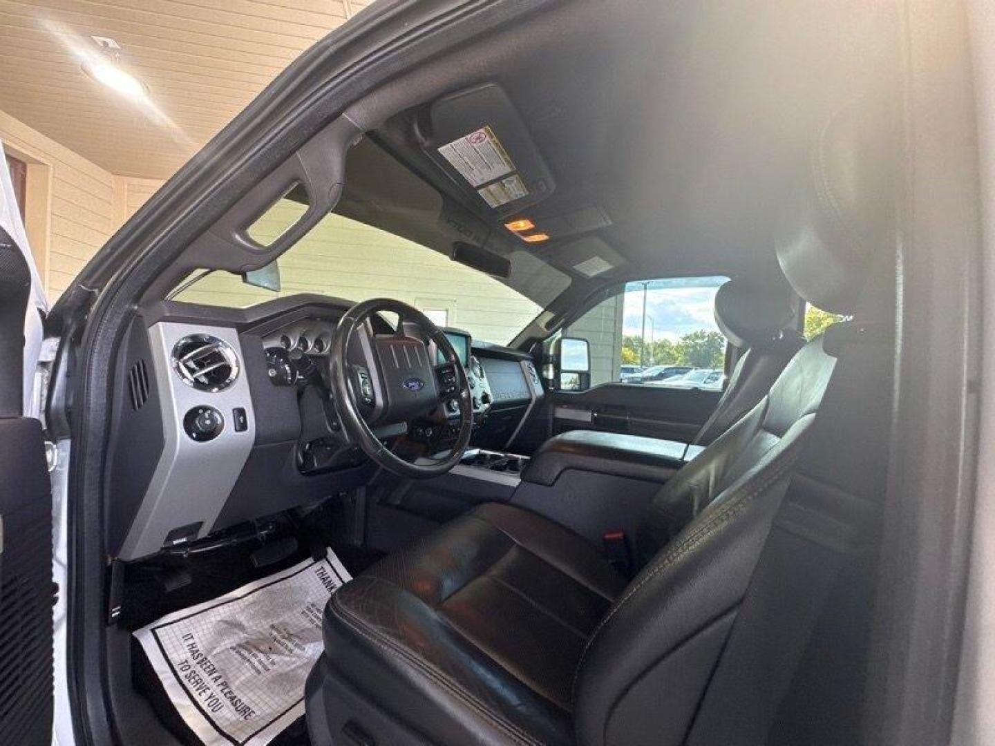 2015 White Platinum Metallic Tri-Coat Ford F-250 Lariat (1FT7W2BT3FE) with an Power Stroke 6.7L Biodiesel Turbo V8 440hp 860ft. engine, Automatic transmission, located at 25355 Eames Street, Channahon, IL, 60410, (815) 467-1807, 41.429108, -88.228432 - Introducing the 2015 Ford F-250 Super Duty Lariat, a robust and reliable truck that is designed to handle any job with ease. This truck is powered by a Power Stroke 6.7L Biodiesel Turbo V8 engine that generates an impressive 440 horsepower and 860ft. of torque, providing you with the power you need - Photo#15