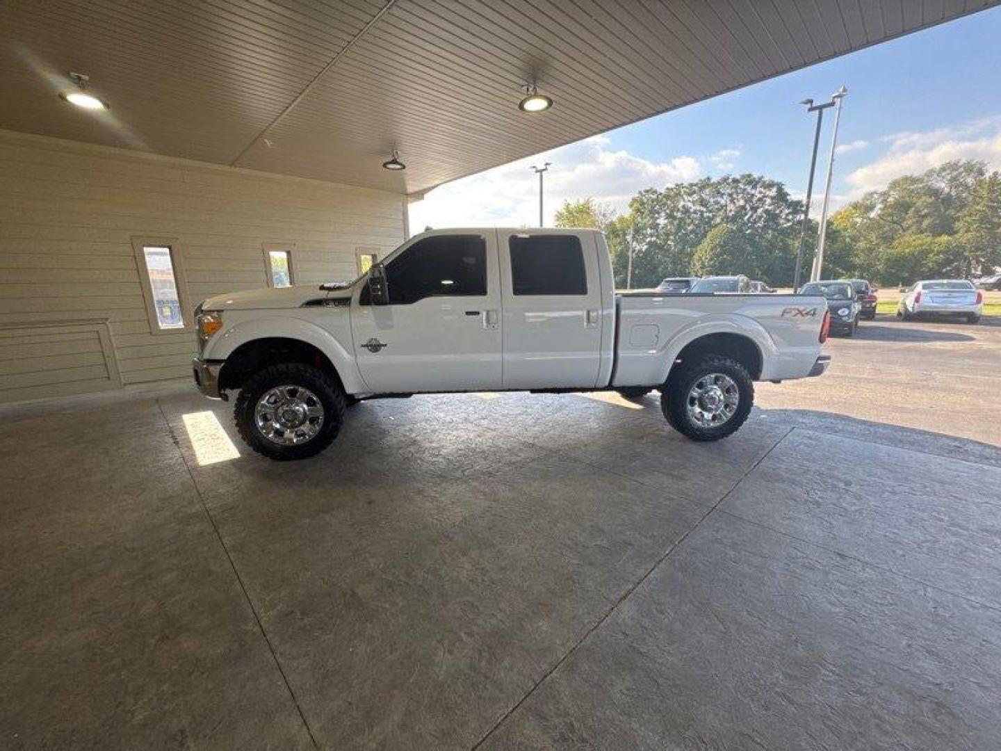 2015 White Platinum Metallic Tri-Coat Ford F-250 Lariat (1FT7W2BT3FE) with an Power Stroke 6.7L Biodiesel Turbo V8 440hp 860ft. engine, Automatic transmission, located at 25355 Eames Street, Channahon, IL, 60410, (815) 467-1807, 41.429108, -88.228432 - Introducing the 2015 Ford F-250 Super Duty Lariat, a robust and reliable truck that is designed to handle any job with ease. This truck is powered by a Power Stroke 6.7L Biodiesel Turbo V8 engine that generates an impressive 440 horsepower and 860ft. of torque, providing you with the power you need - Photo#6