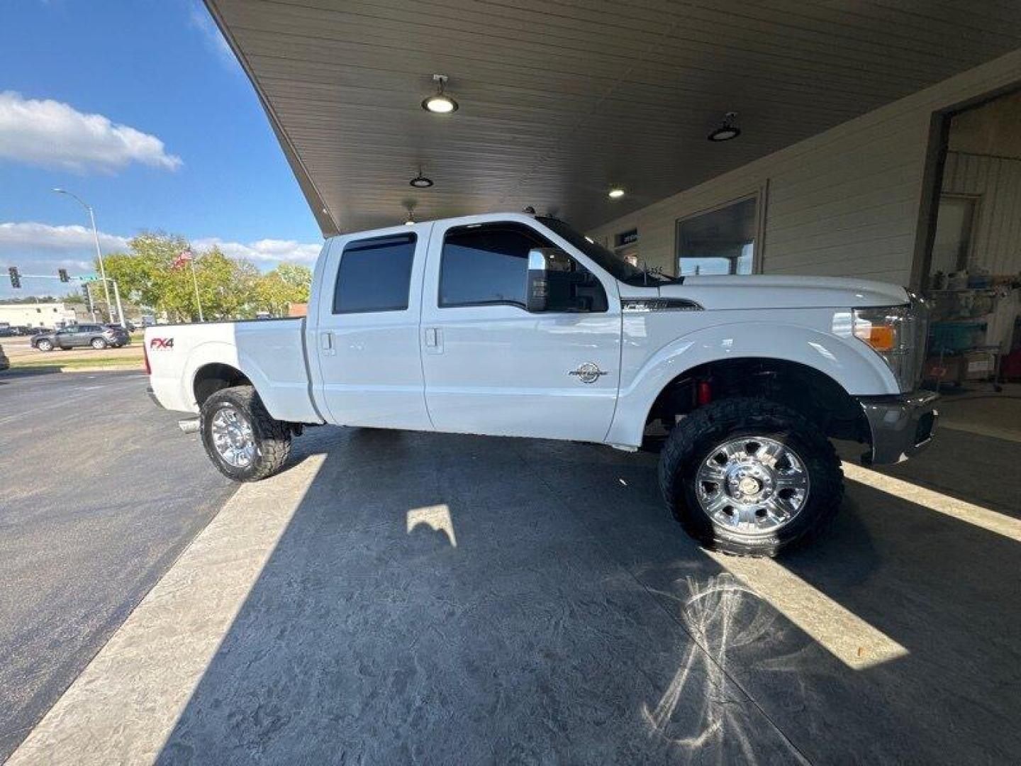 2015 White Platinum Metallic Tri-Coat Ford F-250 Lariat (1FT7W2BT3FE) with an Power Stroke 6.7L Biodiesel Turbo V8 440hp 860ft. engine, Automatic transmission, located at 25355 Eames Street, Channahon, IL, 60410, (815) 467-1807, 41.429108, -88.228432 - Introducing the 2015 Ford F-250 Super Duty Lariat, a robust and reliable truck that is designed to handle any job with ease. This truck is powered by a Power Stroke 6.7L Biodiesel Turbo V8 engine that generates an impressive 440 horsepower and 860ft. of torque, providing you with the power you need - Photo#1