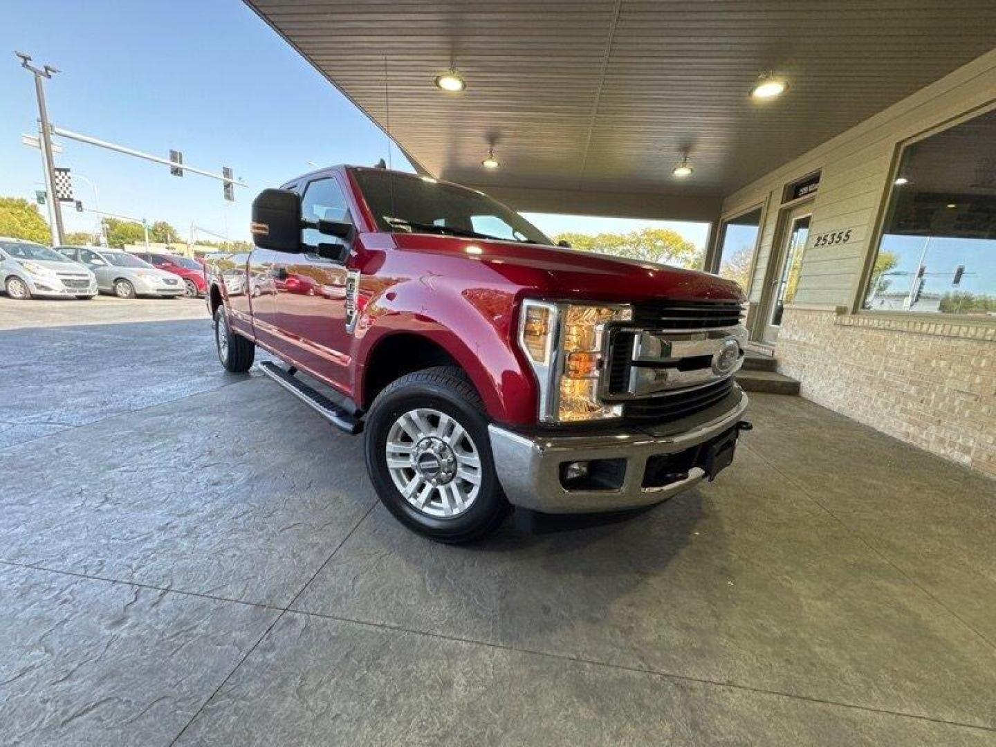 2019 Ruby Red Metallic Tinted Clearcoat Ford F-350 XLT (1FT8X3A66KE) with an 6.2L Flex Fuel V8 385hp 430ft. lbs. engine, Automatic transmission, located at 25355 Eames Street, Channahon, IL, 60410, (815) 467-1807, 41.429108, -88.228432 - Well, well, well, look what we have here - a 2019 Ford F-350 Super Duty XLT in Ruby Red Metallic Tinted Clearcoat with a Medium Earth Gray interior. This baby is powered by a 6.2L Flex Fuel V8 engine that delivers a whopping 385 horsepower and 430 foot-pounds of torque. Let's talk about the factory - Photo#0