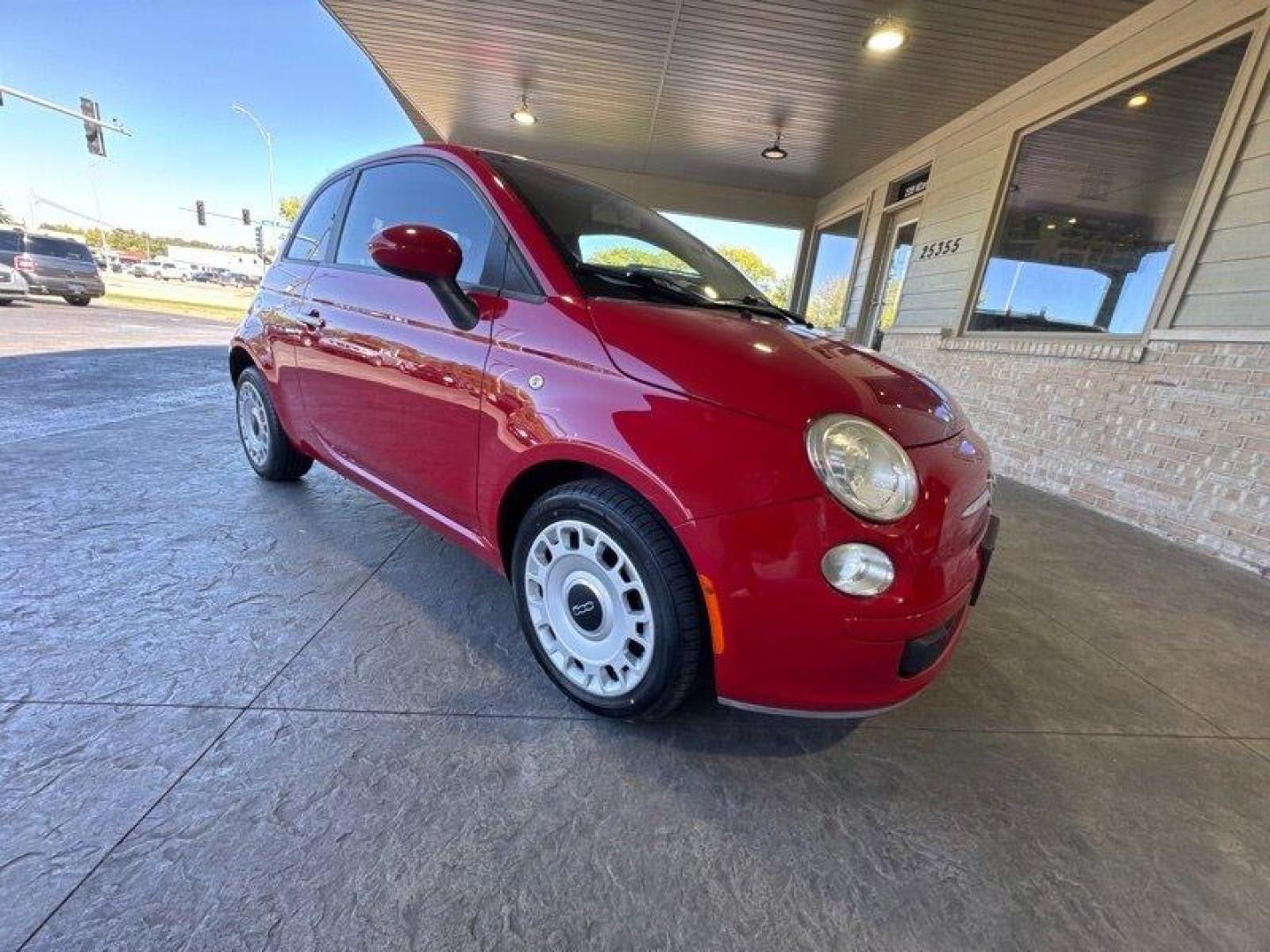 2012 Rosso Brillante FIAT 500 Pop (3C3CFFAR5CT) with an 1.4L I4 101hp 98ft. lbs. engine, 4 Speed Manual transmission, located at 25355 Eames Street, Channahon, IL, 60410, (815) 467-1807, 41.429108, -88.228432 - Introducing the 2012 FIAT 500 Pop, a sleek and stylish compact car that packs a punch. This vehicle is powered by a fuel-efficient 1.4L I4 engine that produces 101 horsepower and 98ft. lbs. of torque, delivering a smooth and comfortable ride every time. Equipped with a range of factory default fea - Photo#0