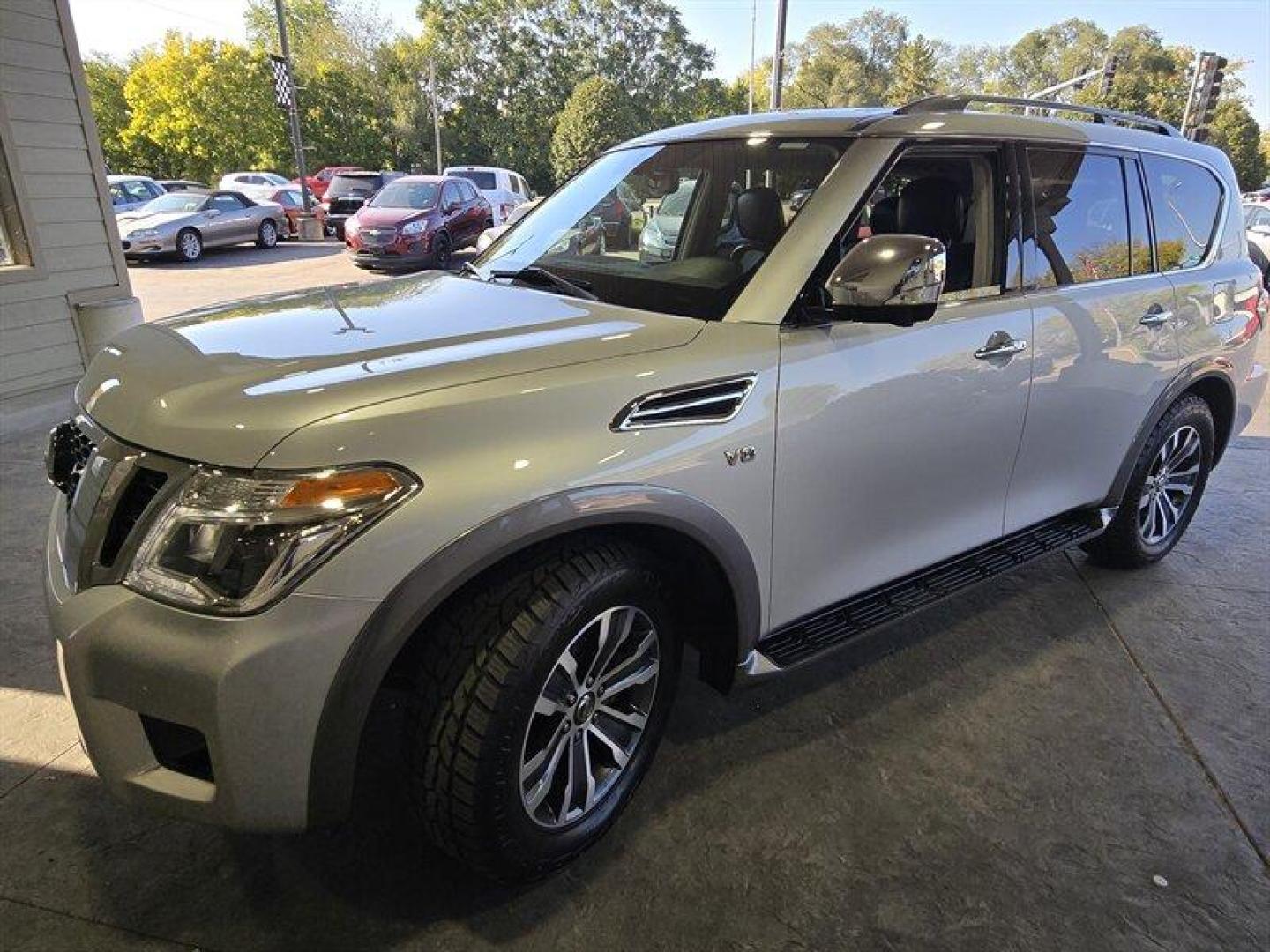 2019 Brilliant Silver Metallic Nissan Armada SL (JN8AY2NC0KX) with an 5.6L V8 390hp 394ft. lbs. engine, Automatic transmission, located at 25355 Eames Street, Channahon, IL, 60410, (815) 467-1807, 41.429108, -88.228432 - Introducing the 2019 Nissan Armada SV, a luxurious and powerful SUV that will take your driving experience to new heights! With its robust 5.6L V8 engine, producing a staggering 390 horsepower and 394 ft-lbs of torque, this vehicle is a true force to be reckoned with. But the Nissan Armada SV isn' - Photo#12